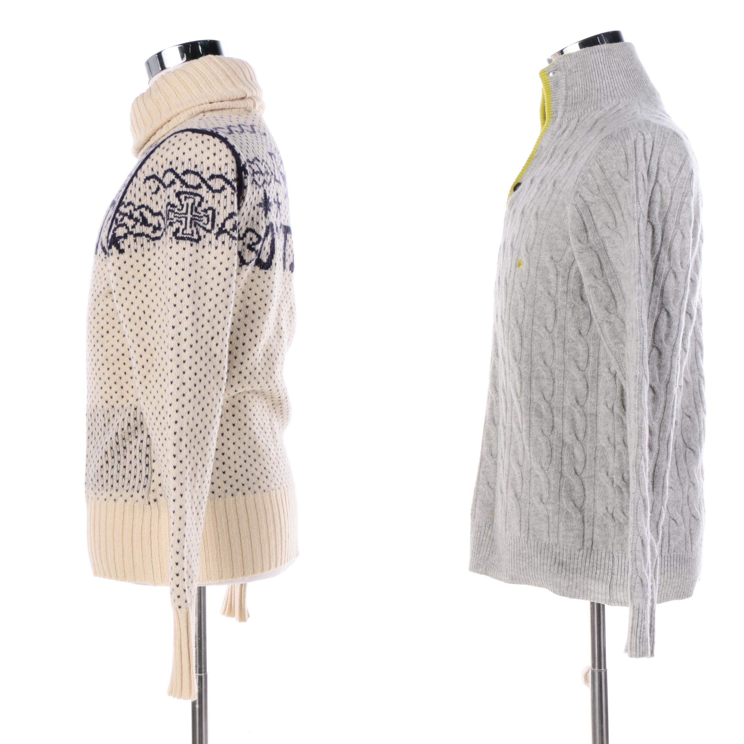 Men's Burberry and Diesel Wool Knit Sweaters