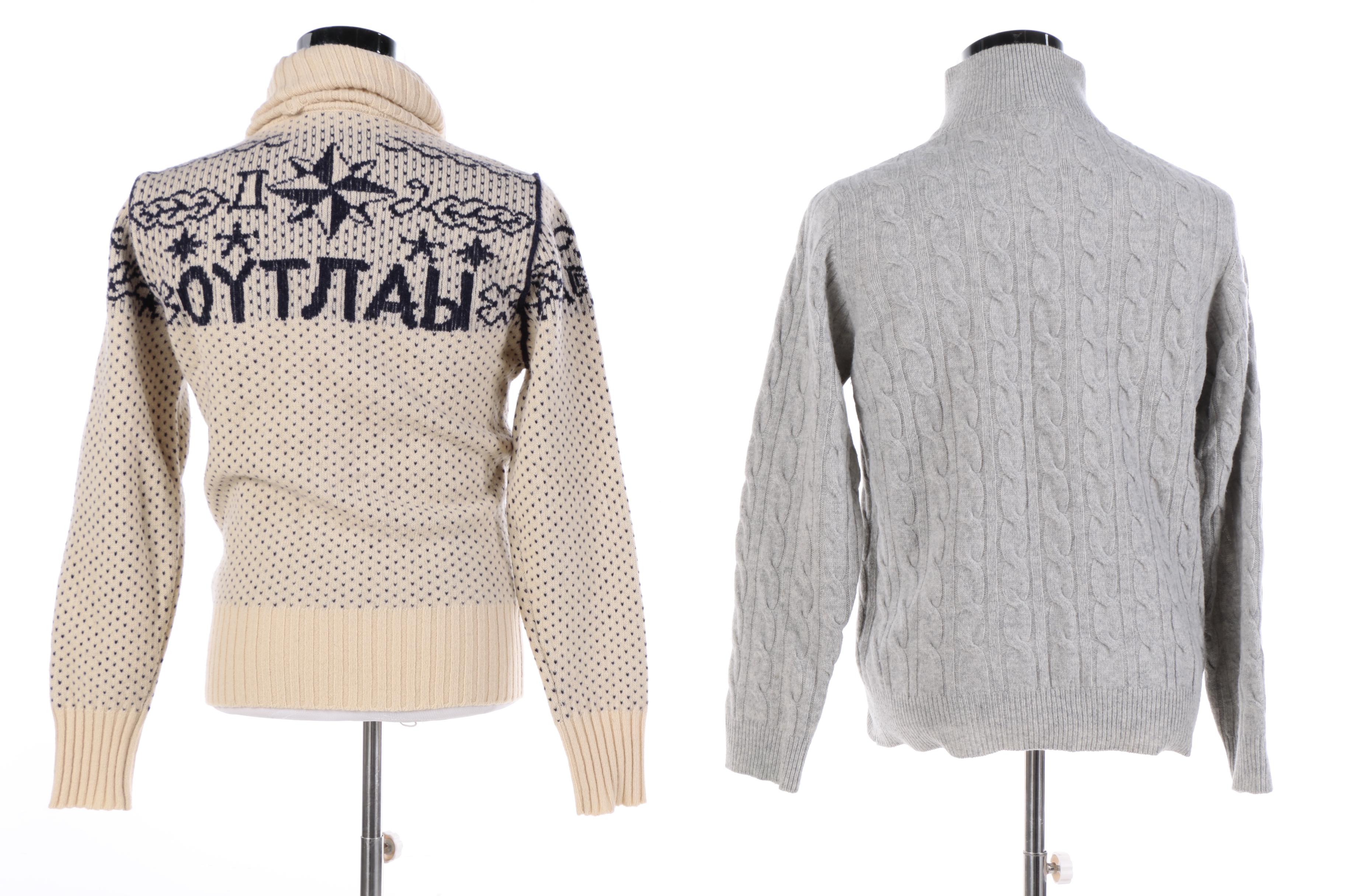 Men's Burberry and Diesel Wool Knit Sweaters