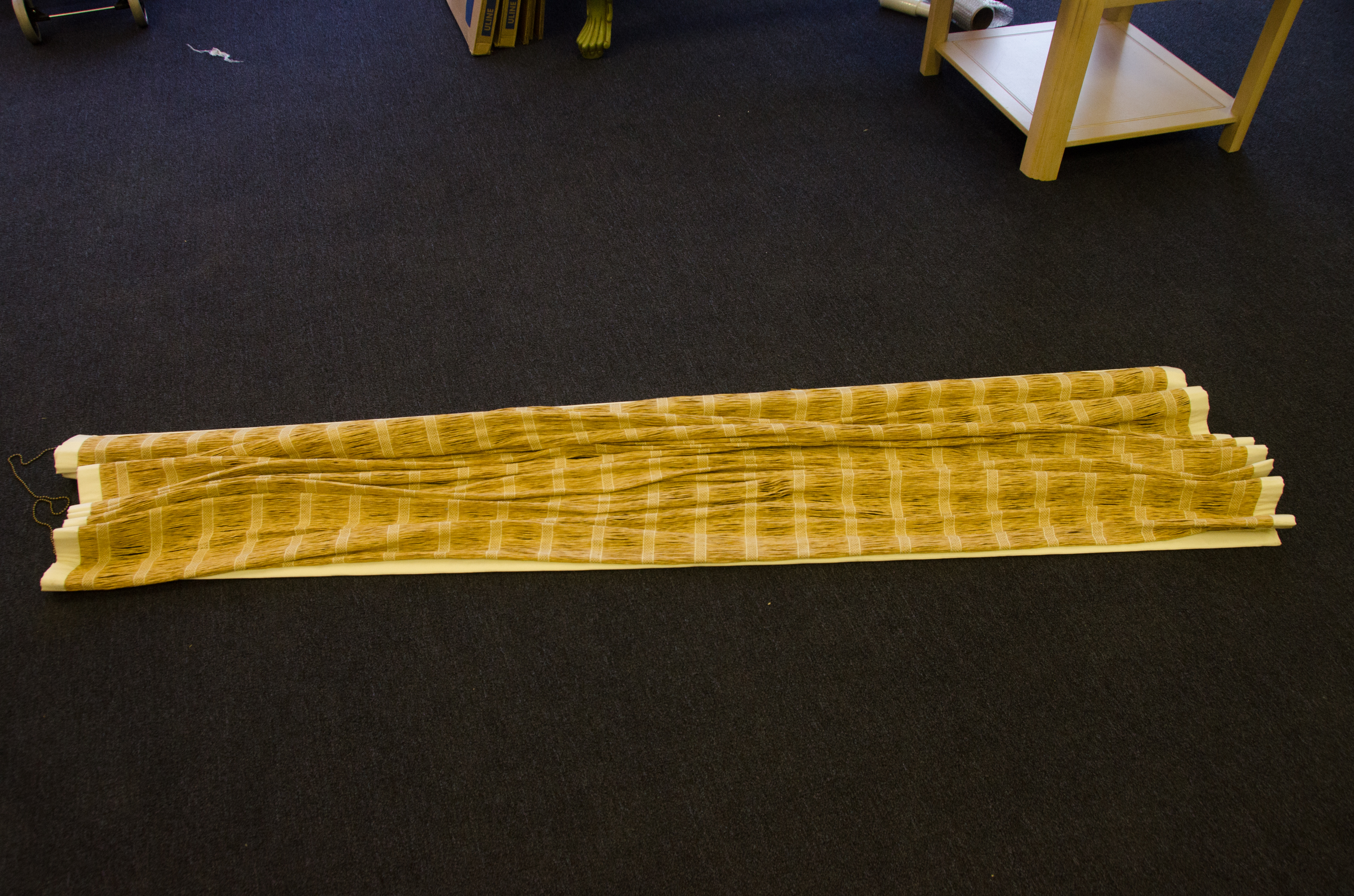 Pair of Natural Fiber Curtains