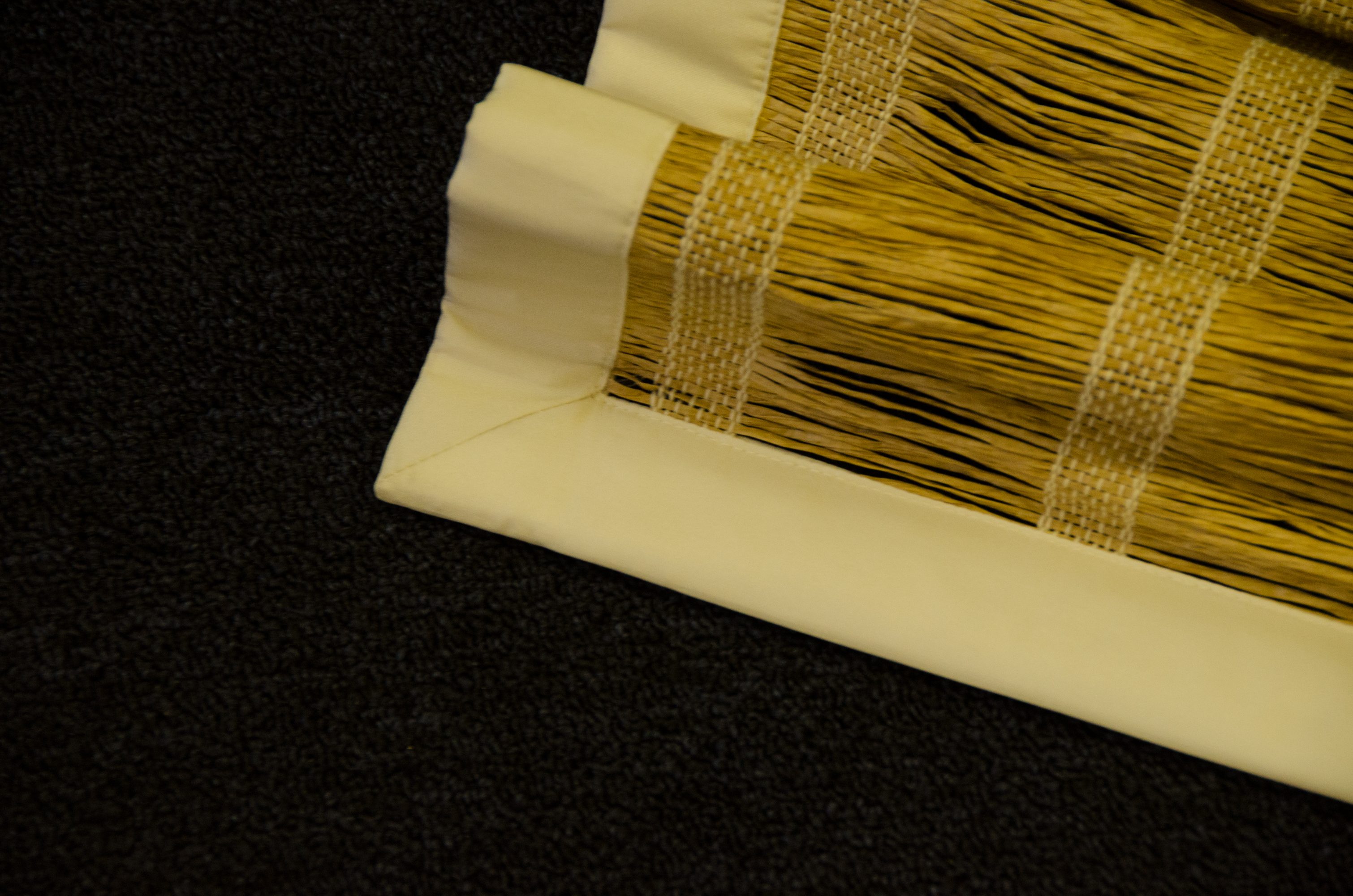 Pair of Natural Fiber Curtains