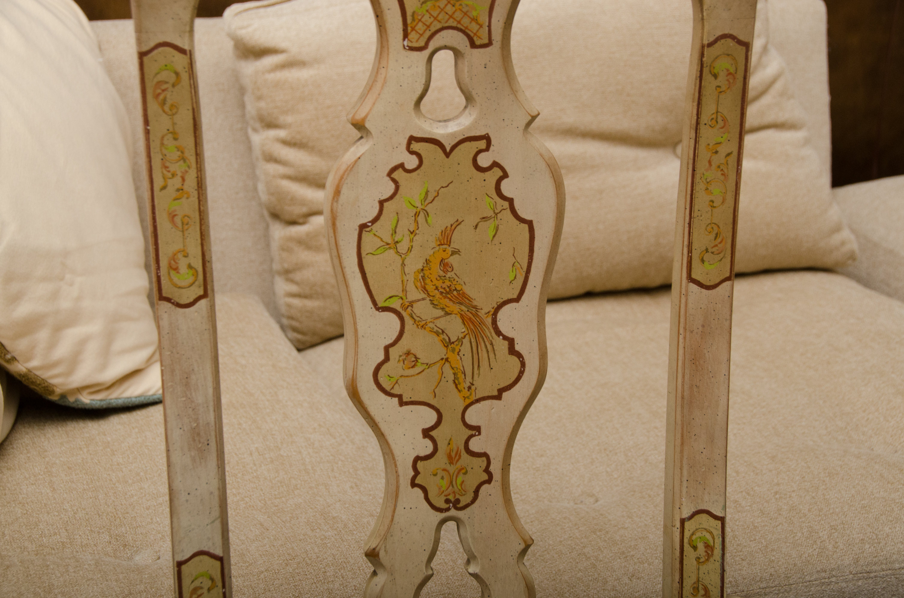 Pair of Vintage Painted Armchairs