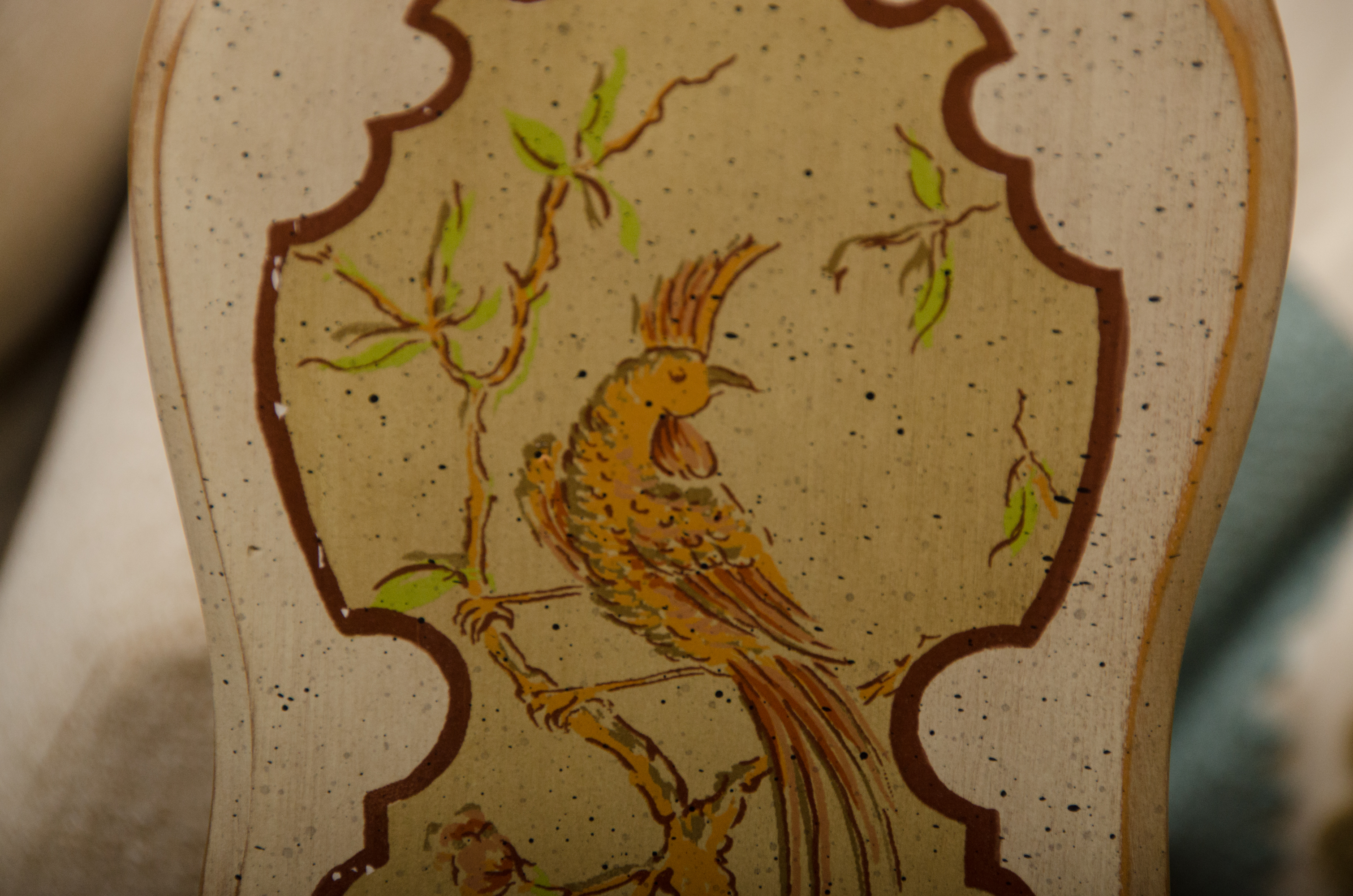 Pair of Vintage Painted Armchairs