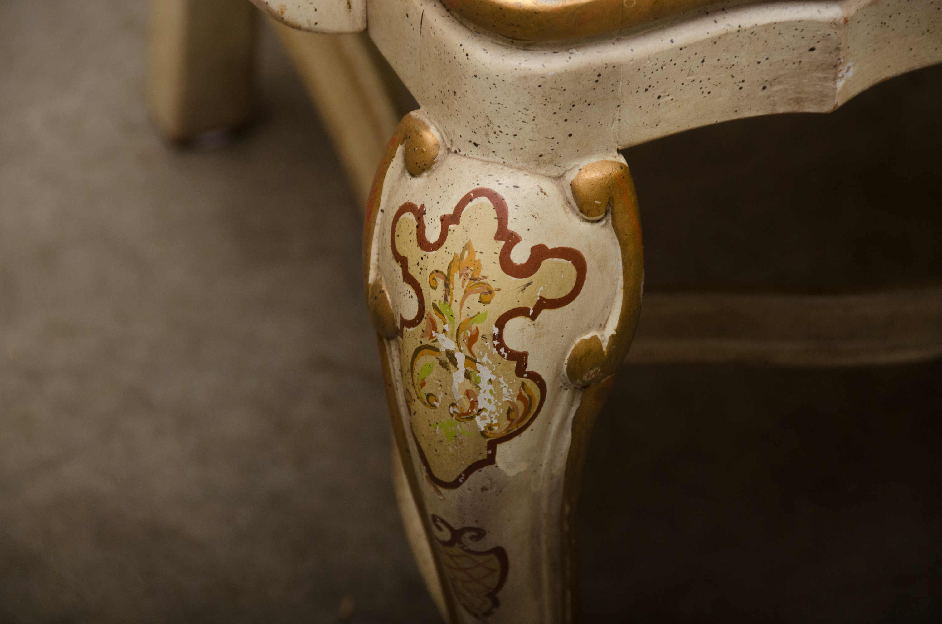 Pair of Vintage Painted Armchairs