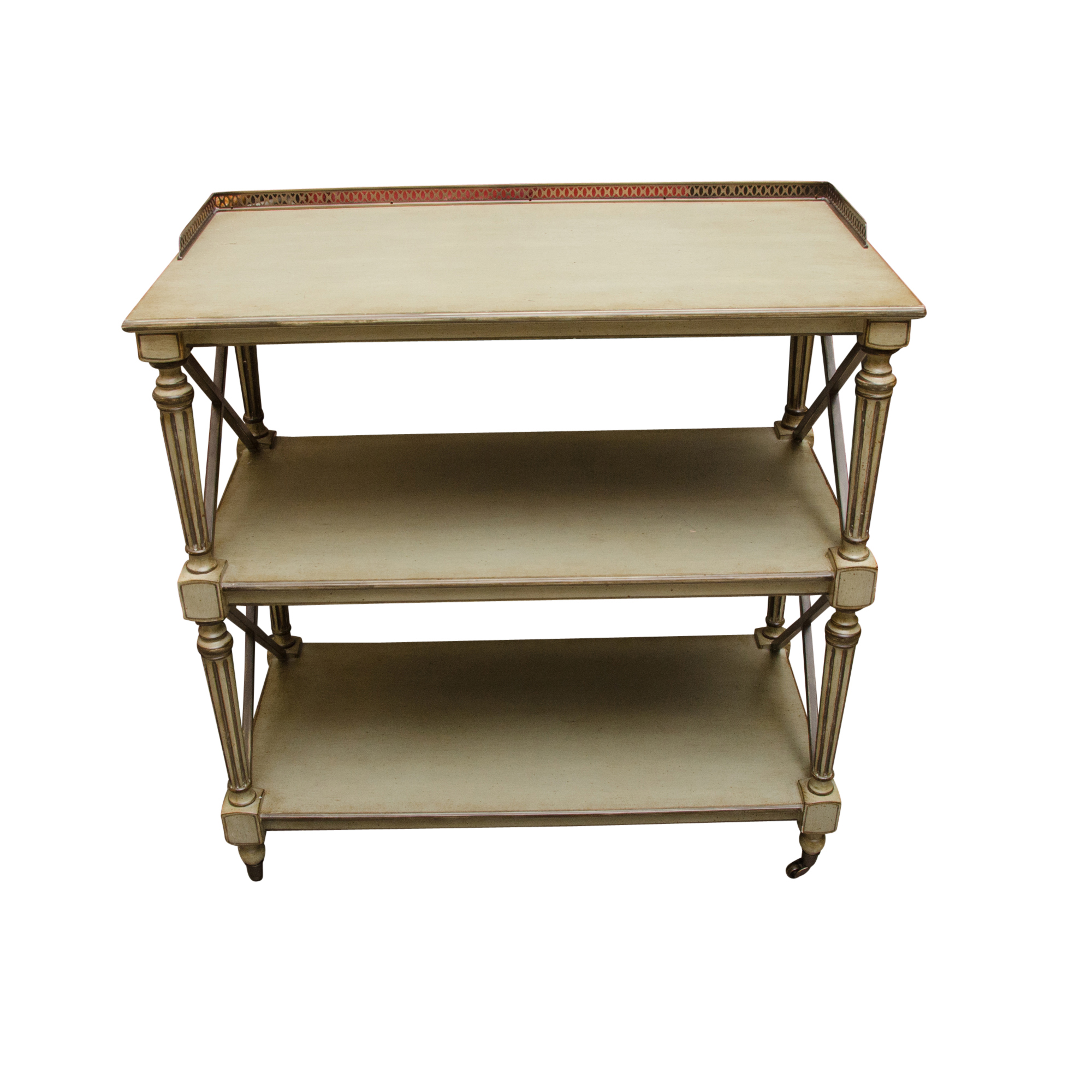 Vintage Étagère with Painted Finish