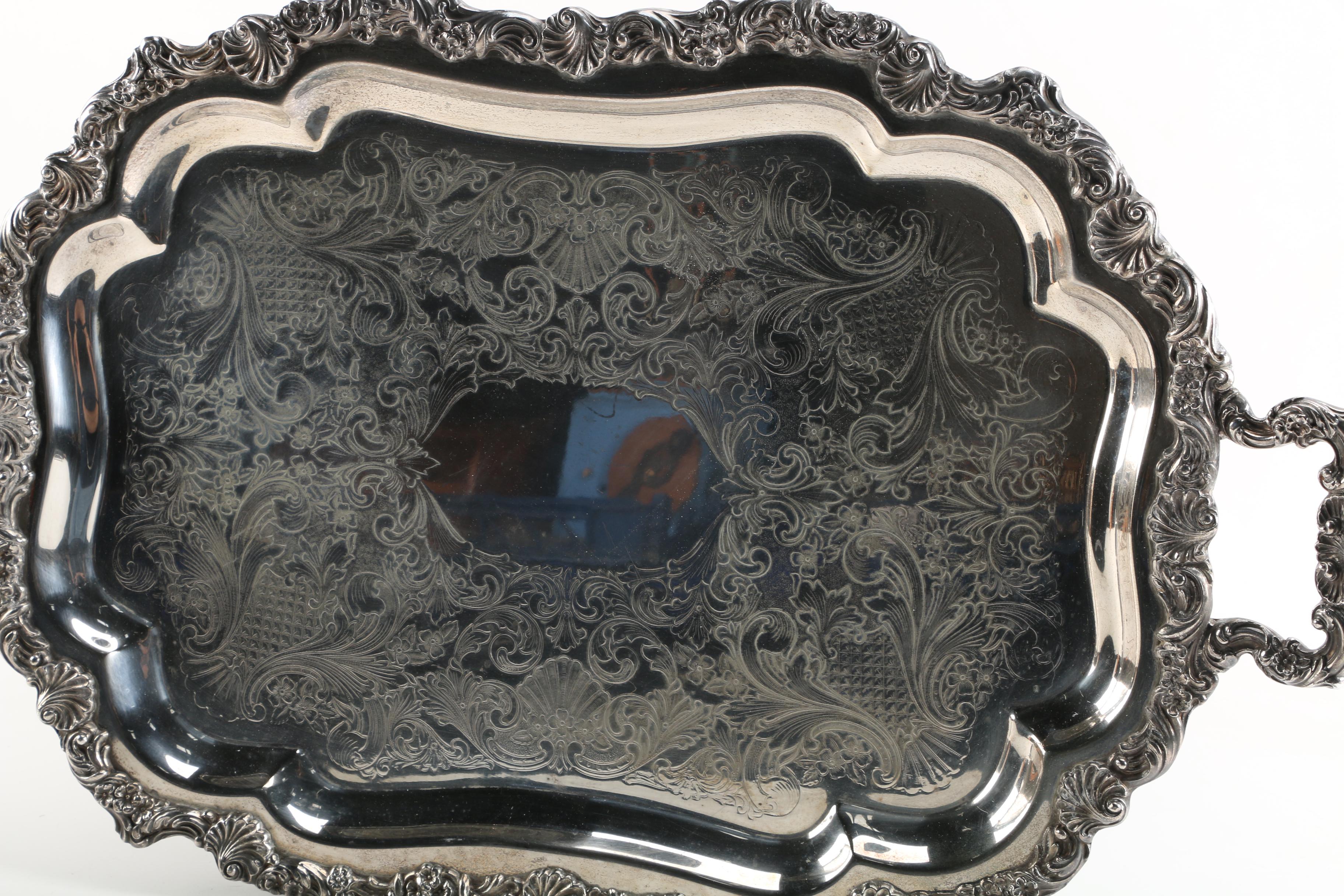 Sheffield Silver Company Silver Plate Serving Tray