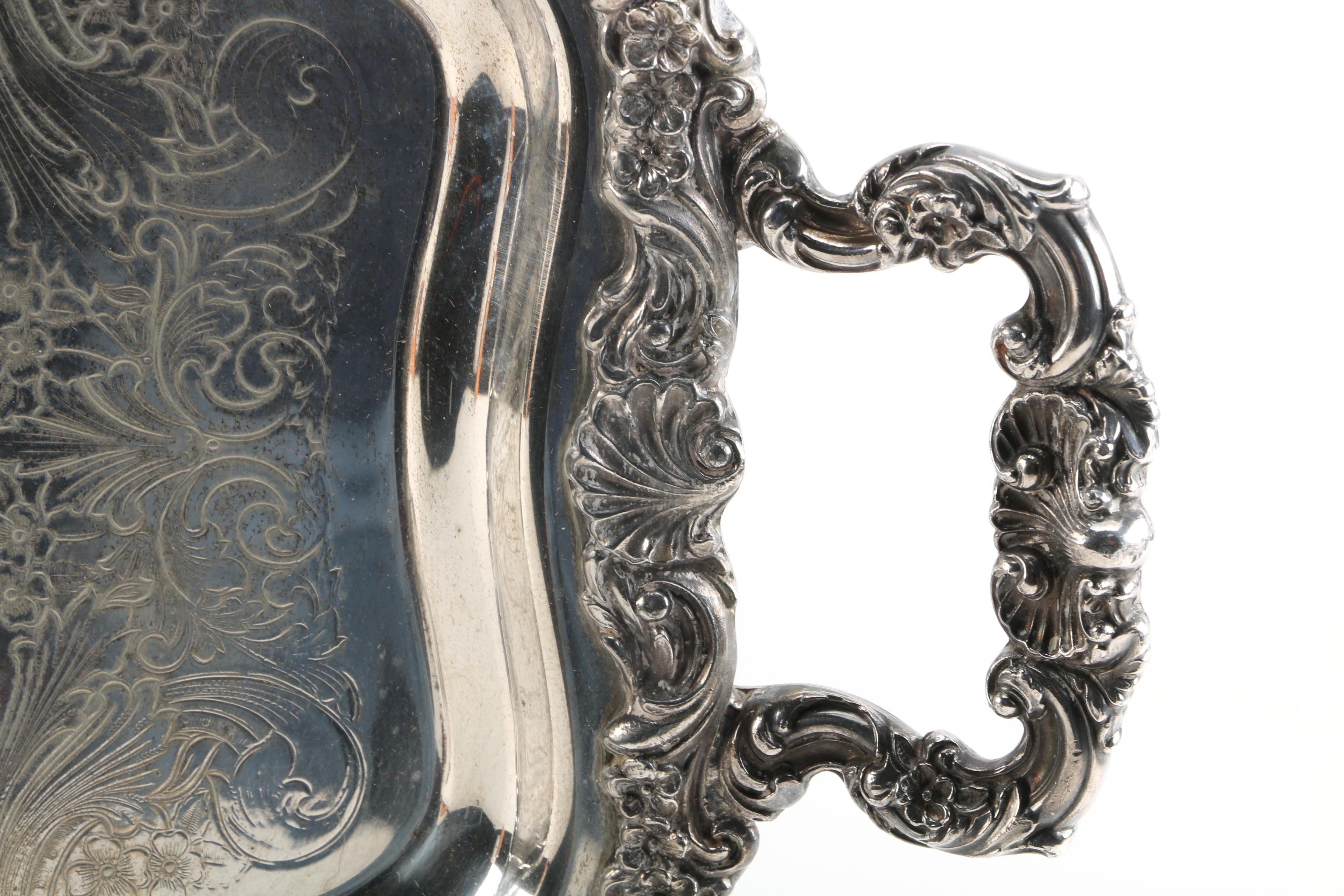 Sheffield Silver Company Silver Plate Serving Tray