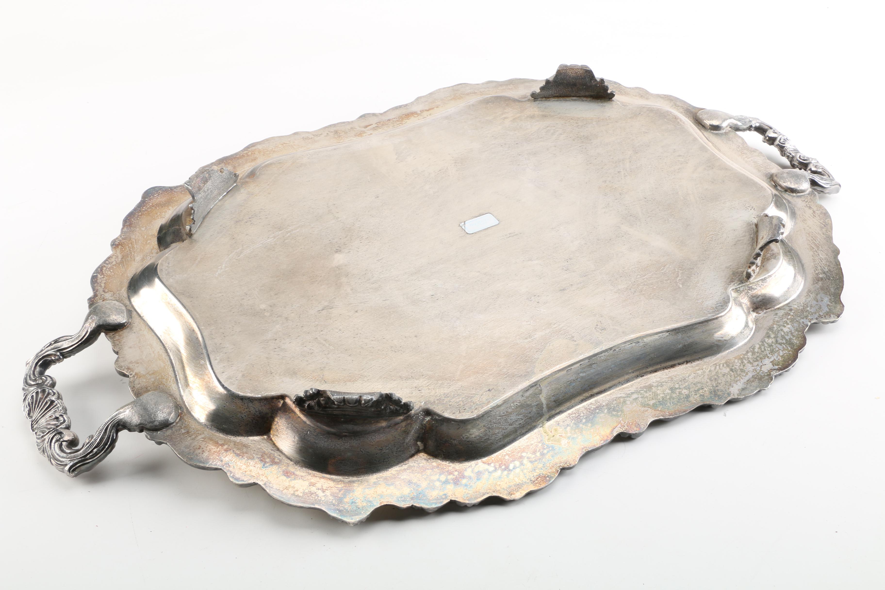 Sheffield Silver Company Silver Plate Serving Tray