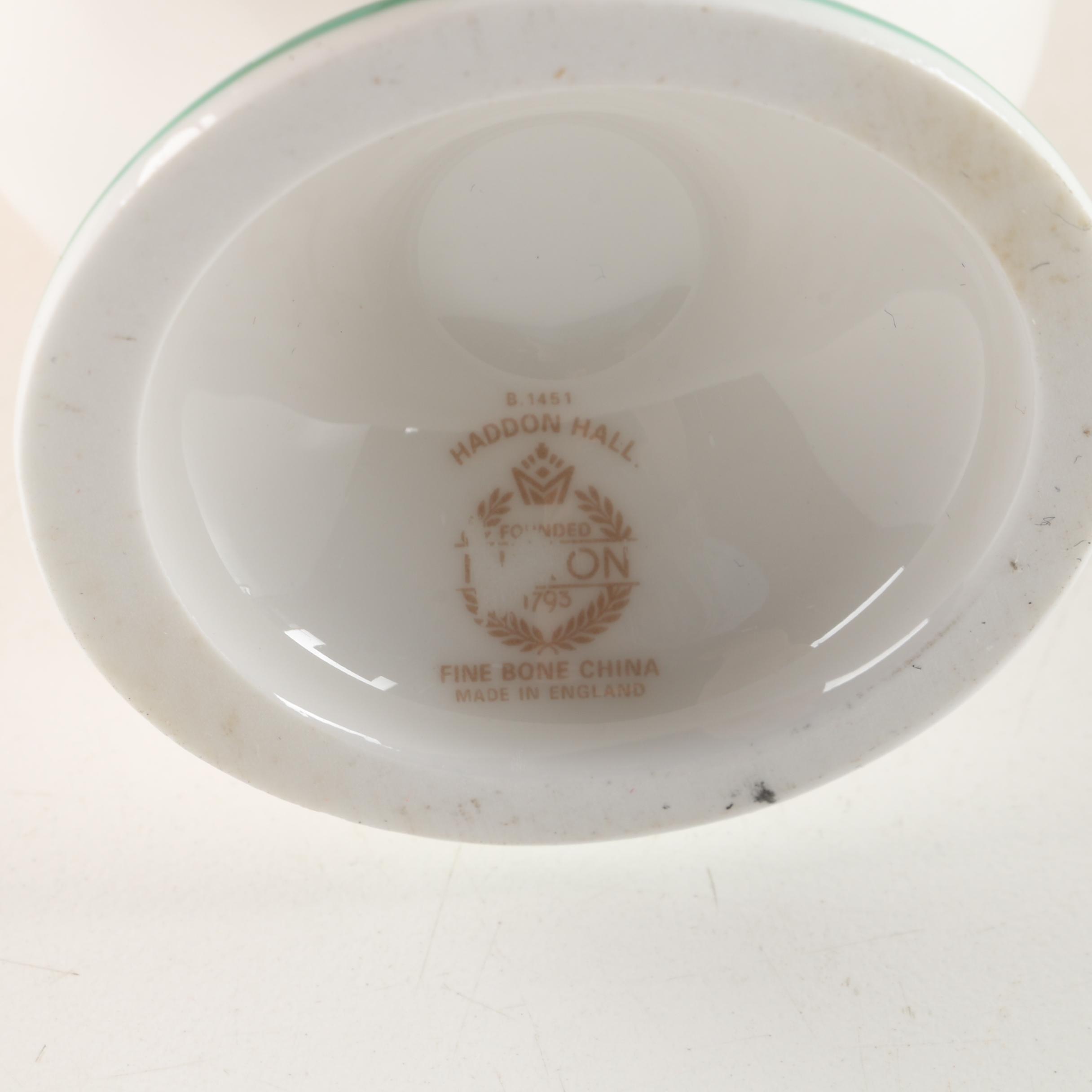 Minton "Haddon Hall" Tall China Tumblers and Austrian Plates