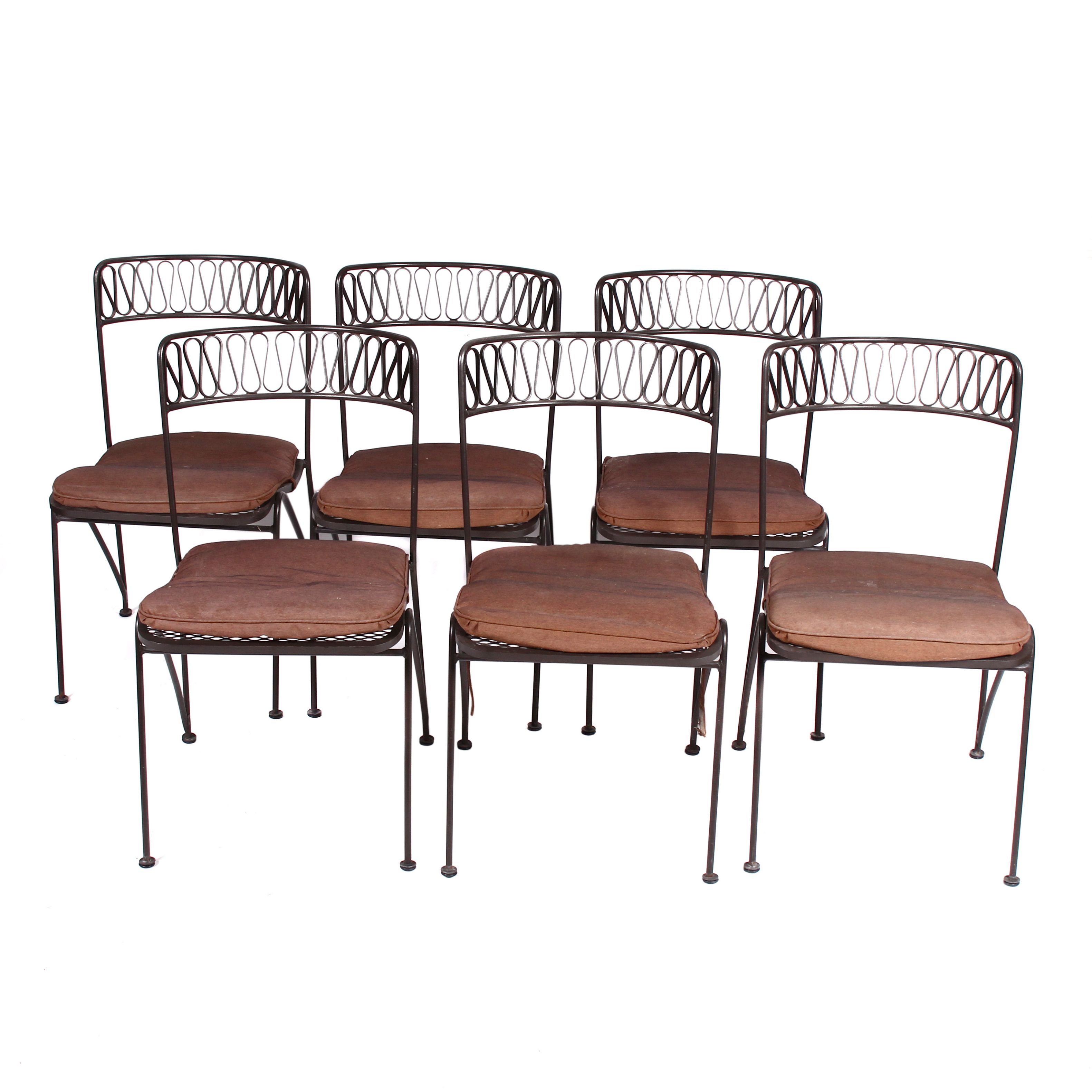 Set of Six Maurizio Tempestini for John Salterini "Ribbon" Chairs