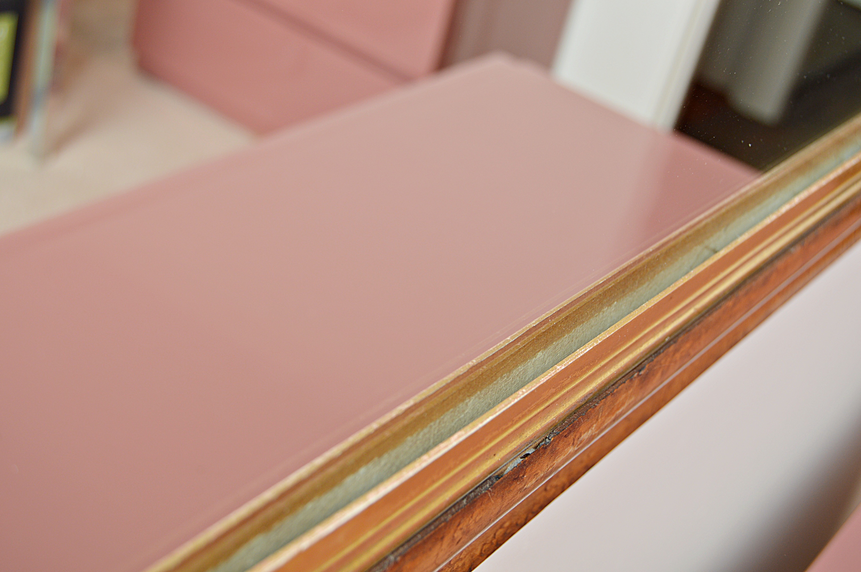 Antique Tiger Maple Wall Mirror