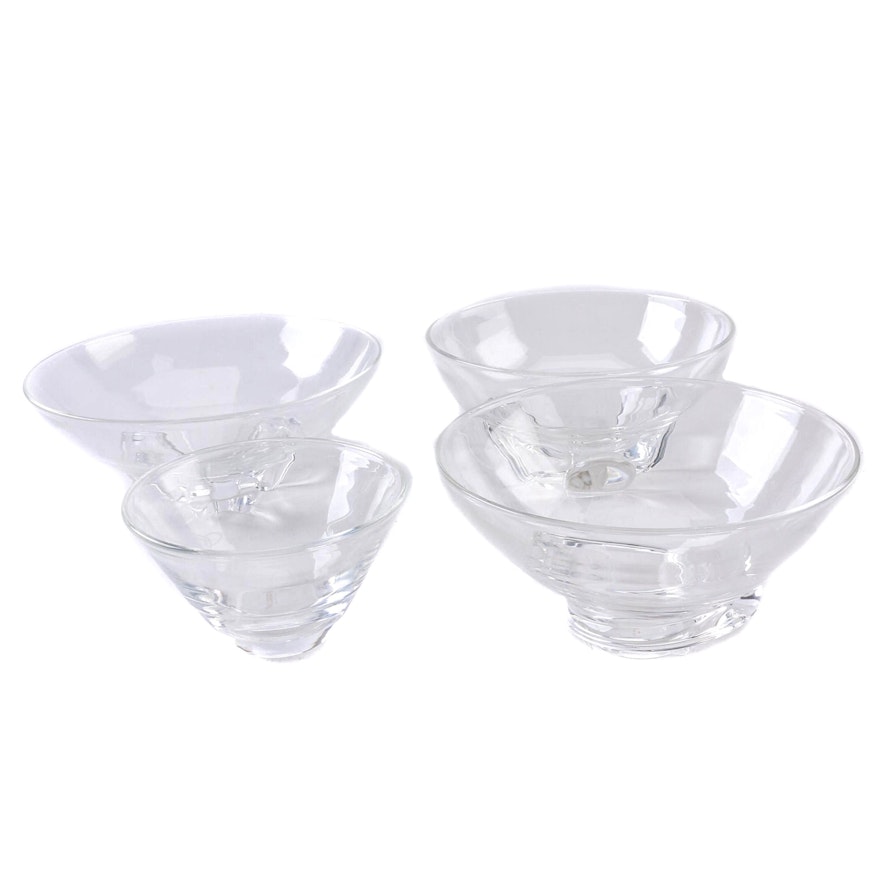 Steuben Glass Bowls Including "Spiral" and "Floret"