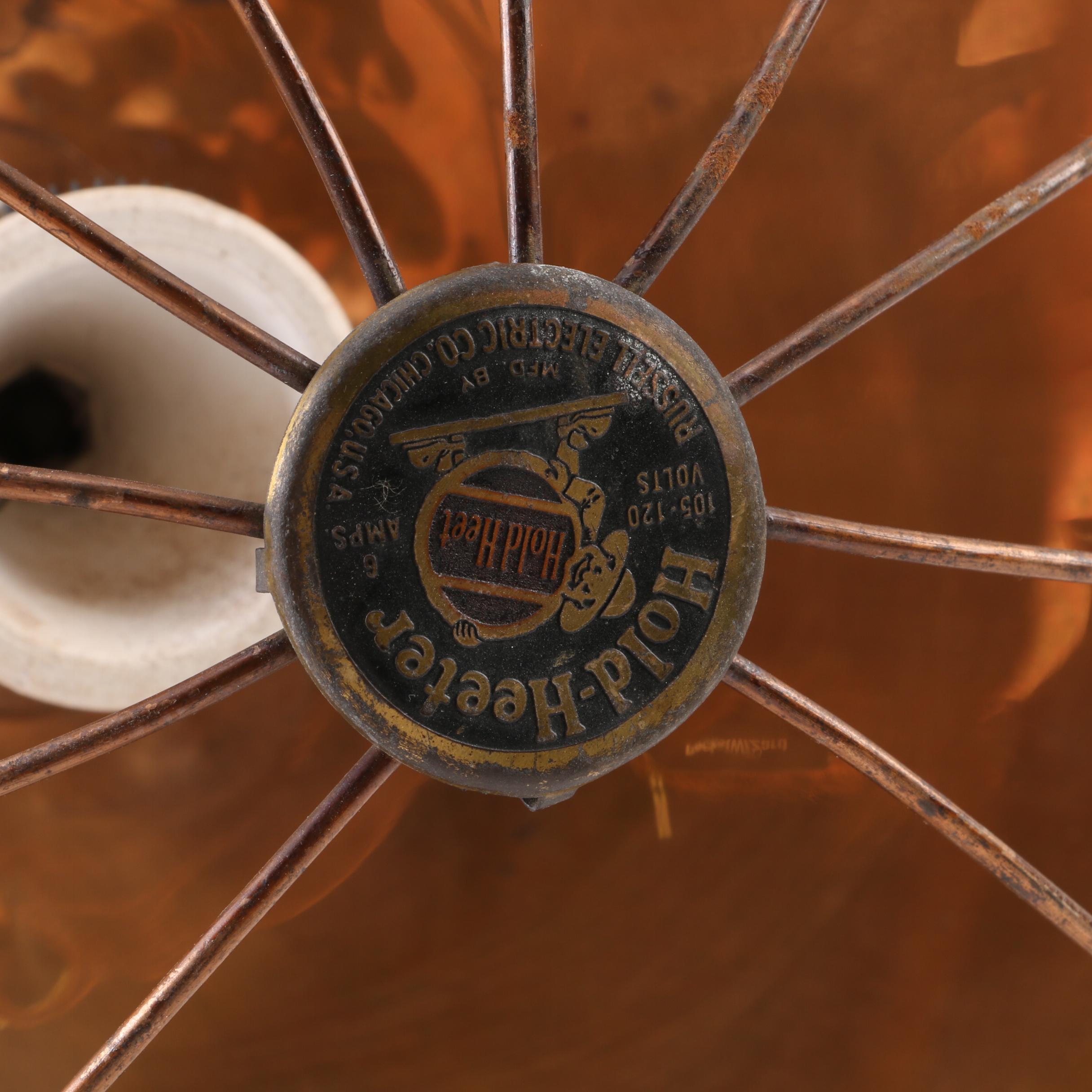 Hold Heet Heating Lamp By Russell Electric Co.