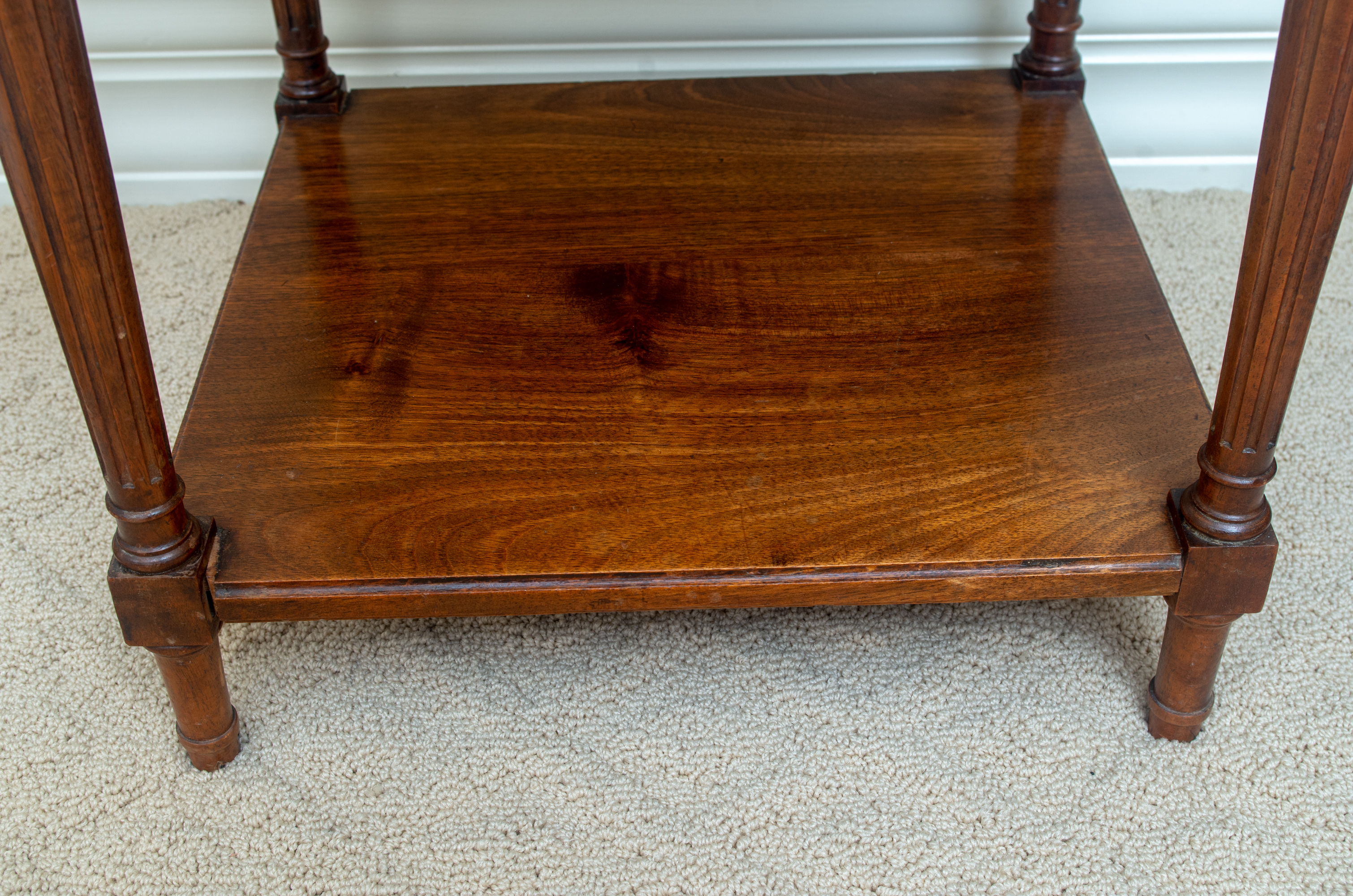 Stone Top Smoking Stand Cabinet