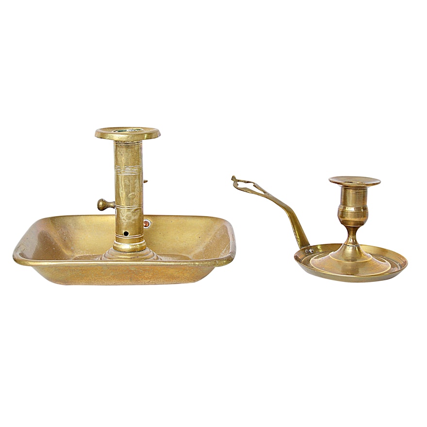 Antique Brass Candle Cups