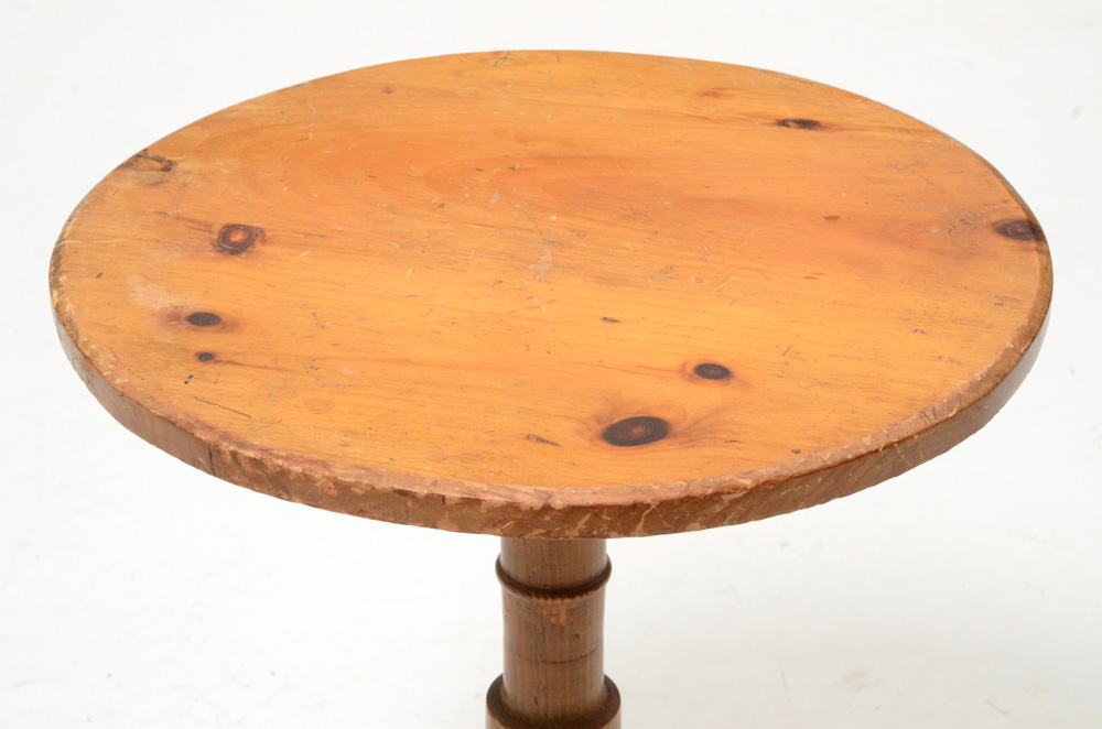 Antique Pine Candlestand