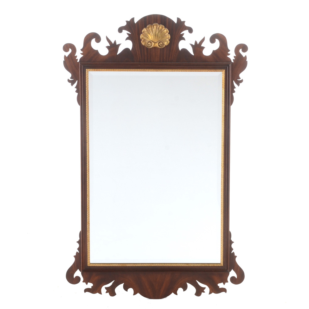 Henkel Harris Mahogany Wall Mirror