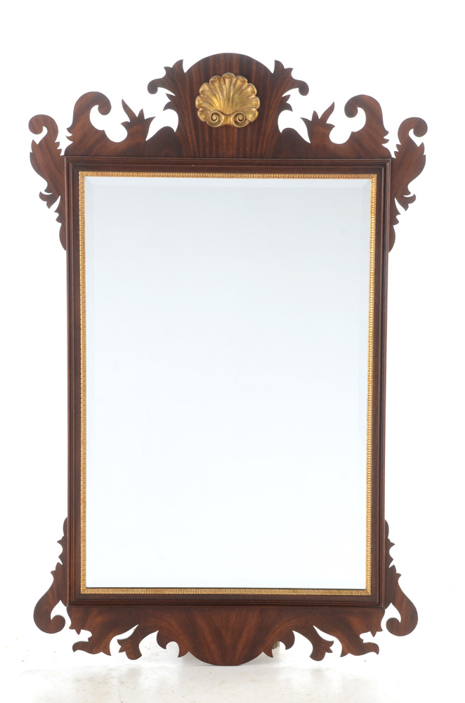 Henkel Harris Mahogany Wall Mirror