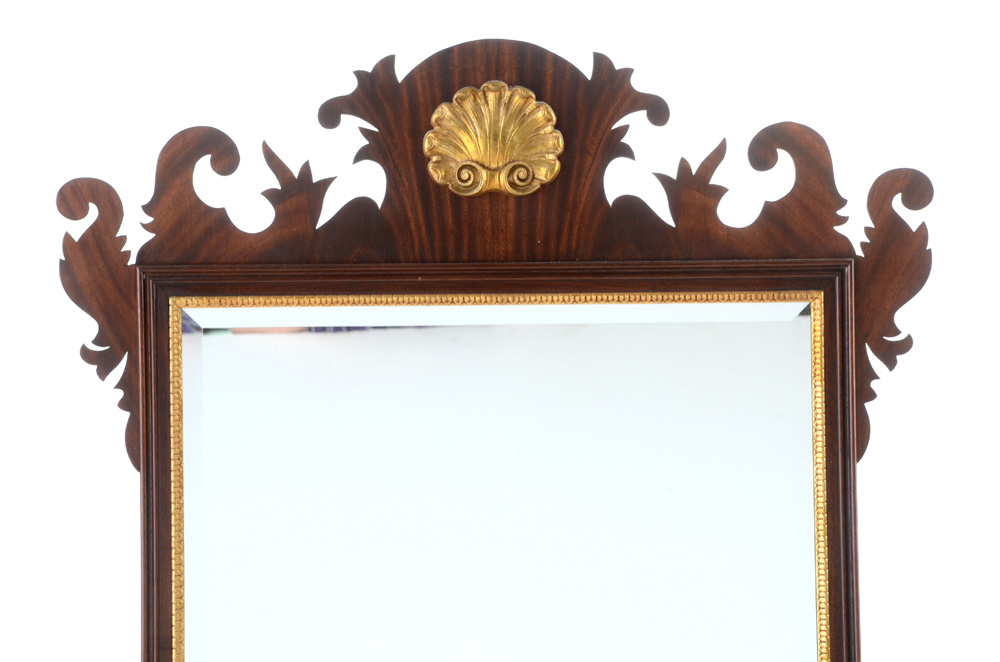Henkel Harris Mahogany Wall Mirror