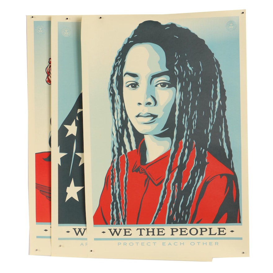 Shepard Fairey Offset Prints "We the People"