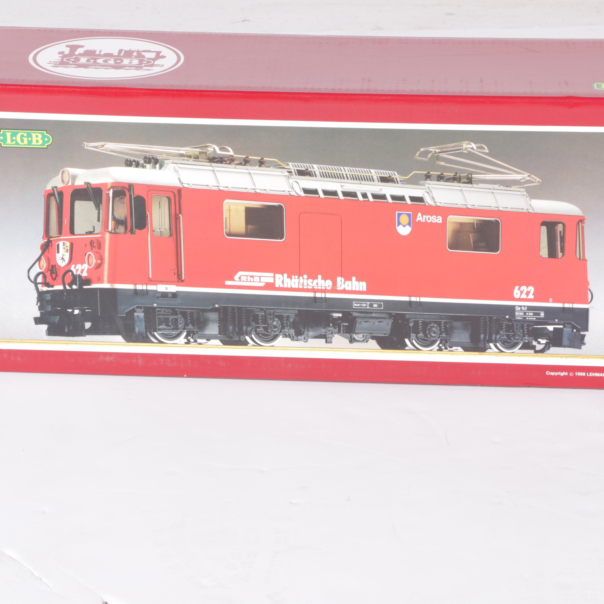 LGB Rhätische Bahn Arosa Train Engine with Dual Pantographs