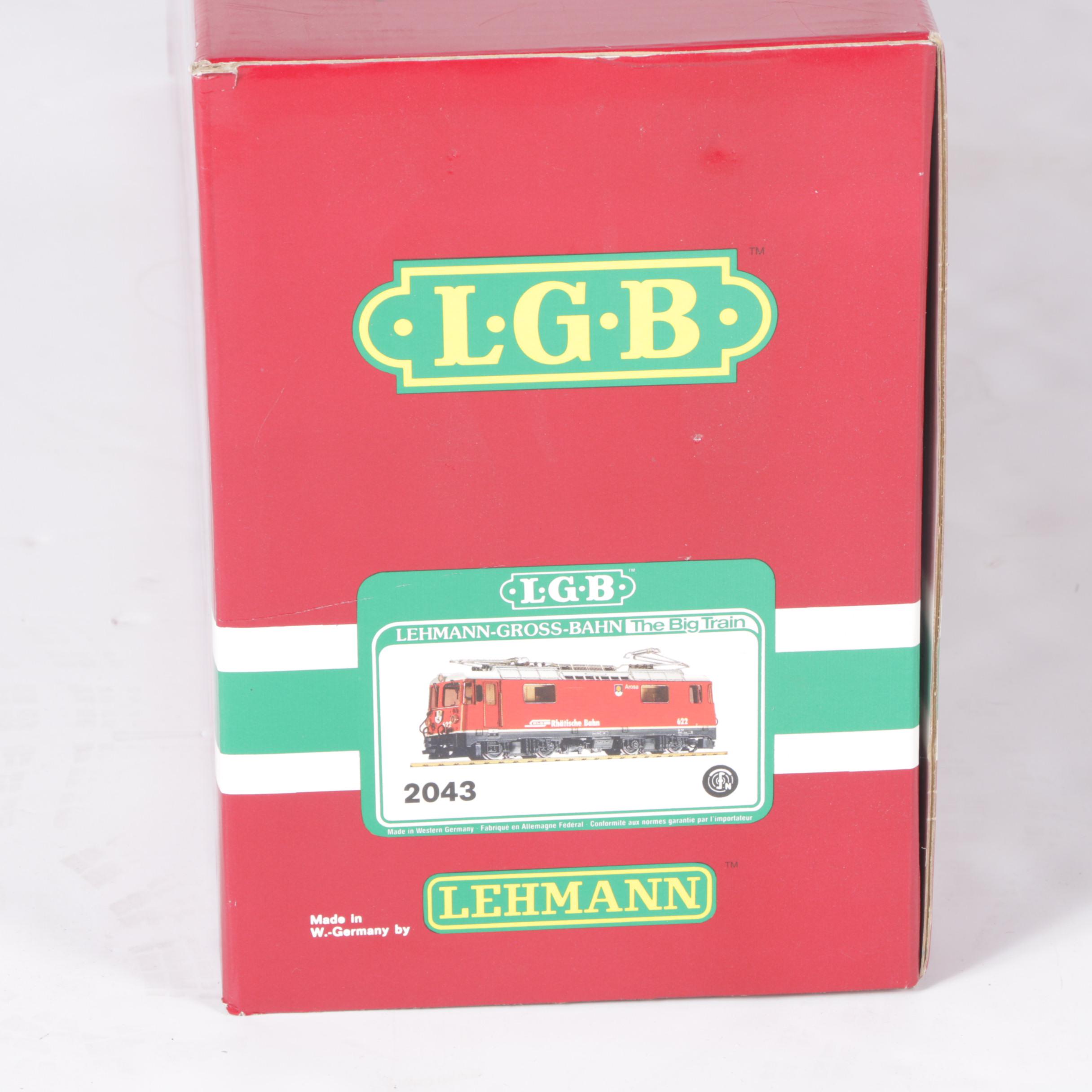 LGB Rhätische Bahn Arosa Train Engine with Dual Pantographs