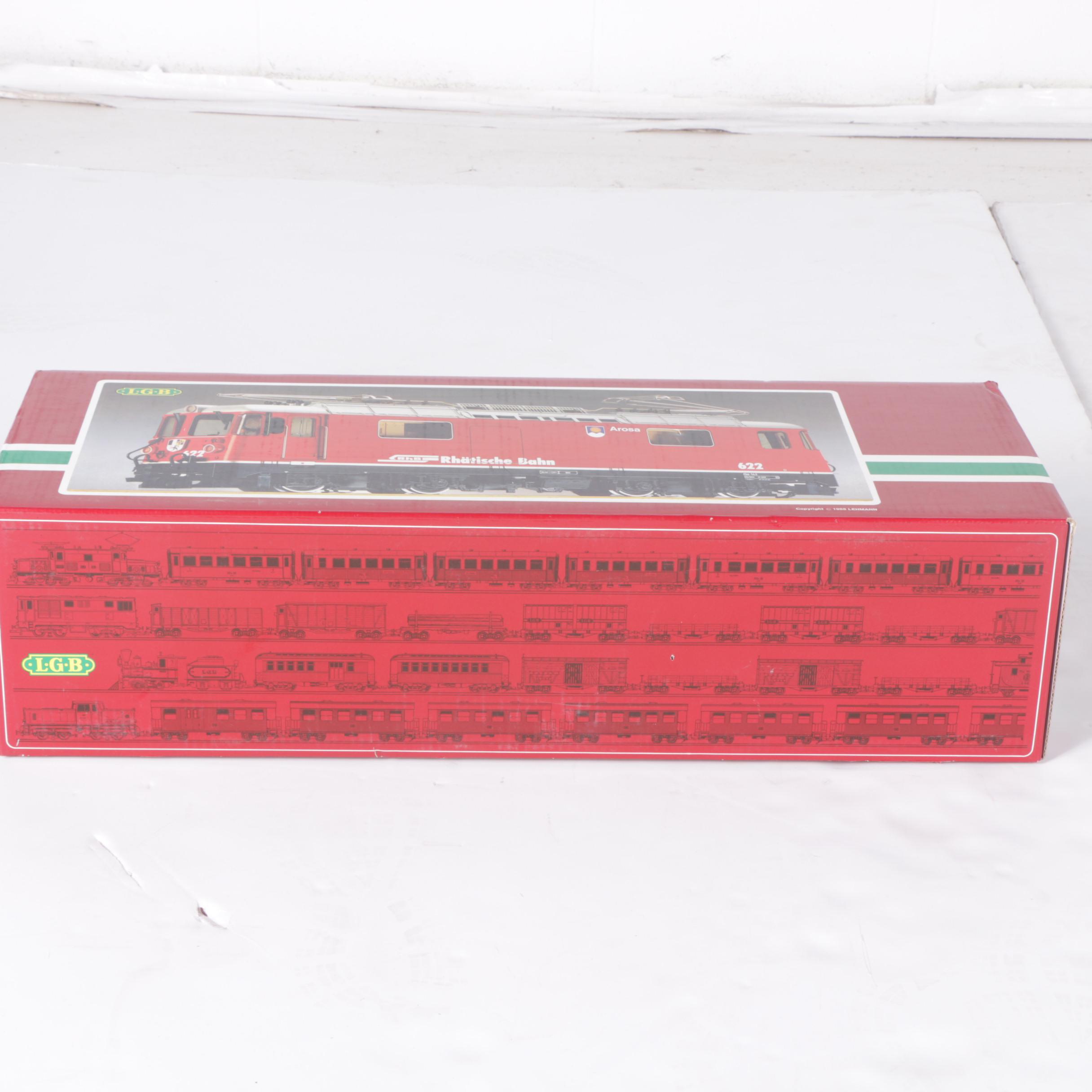 LGB Rhätische Bahn Arosa Train Engine with Dual Pantographs