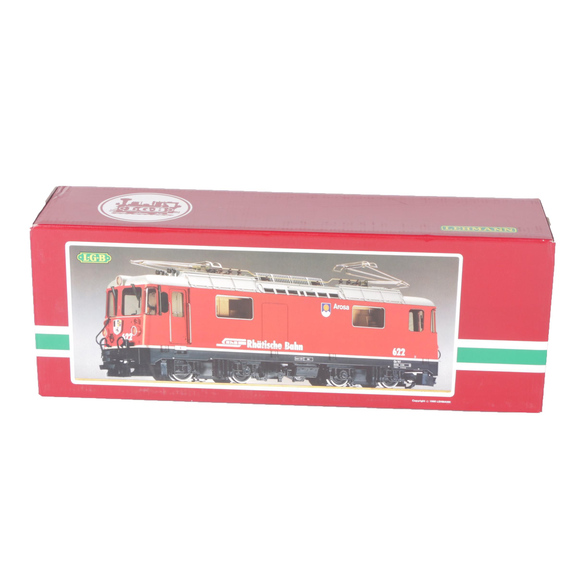 LGB Rhätische Bahn Arosa Train Engine with Dual Pantographs