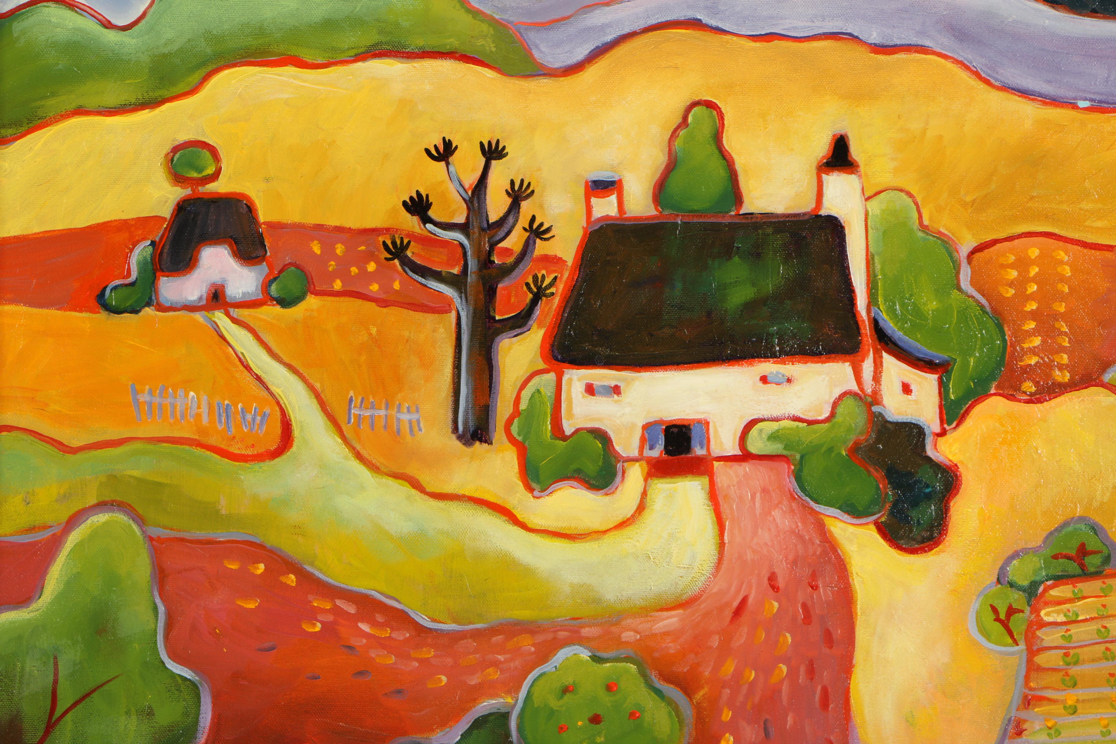 Lynn Grammatico Oil Painting of Rural Landscape