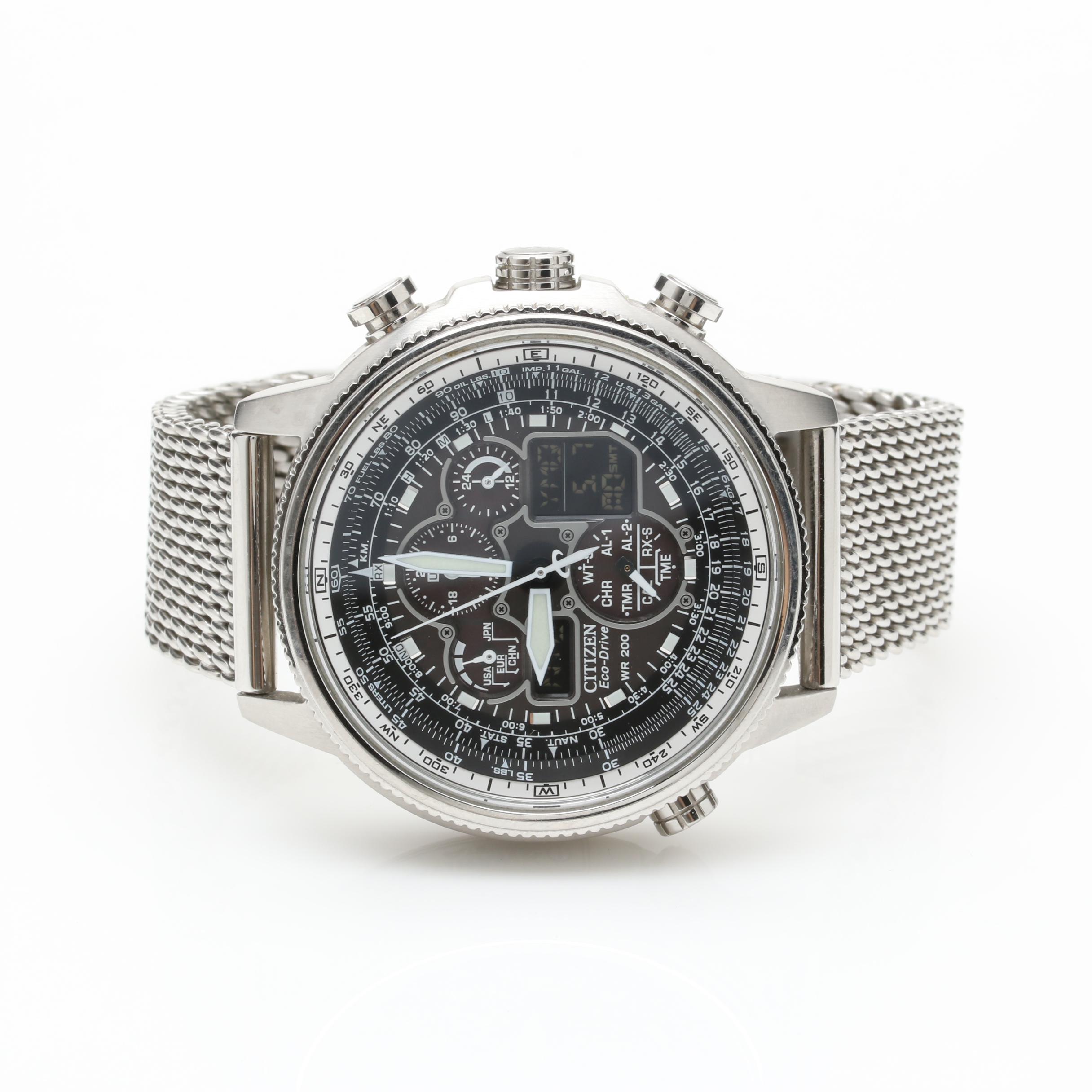 Citizen Stainless Steel Atomic Time Keeping Watch