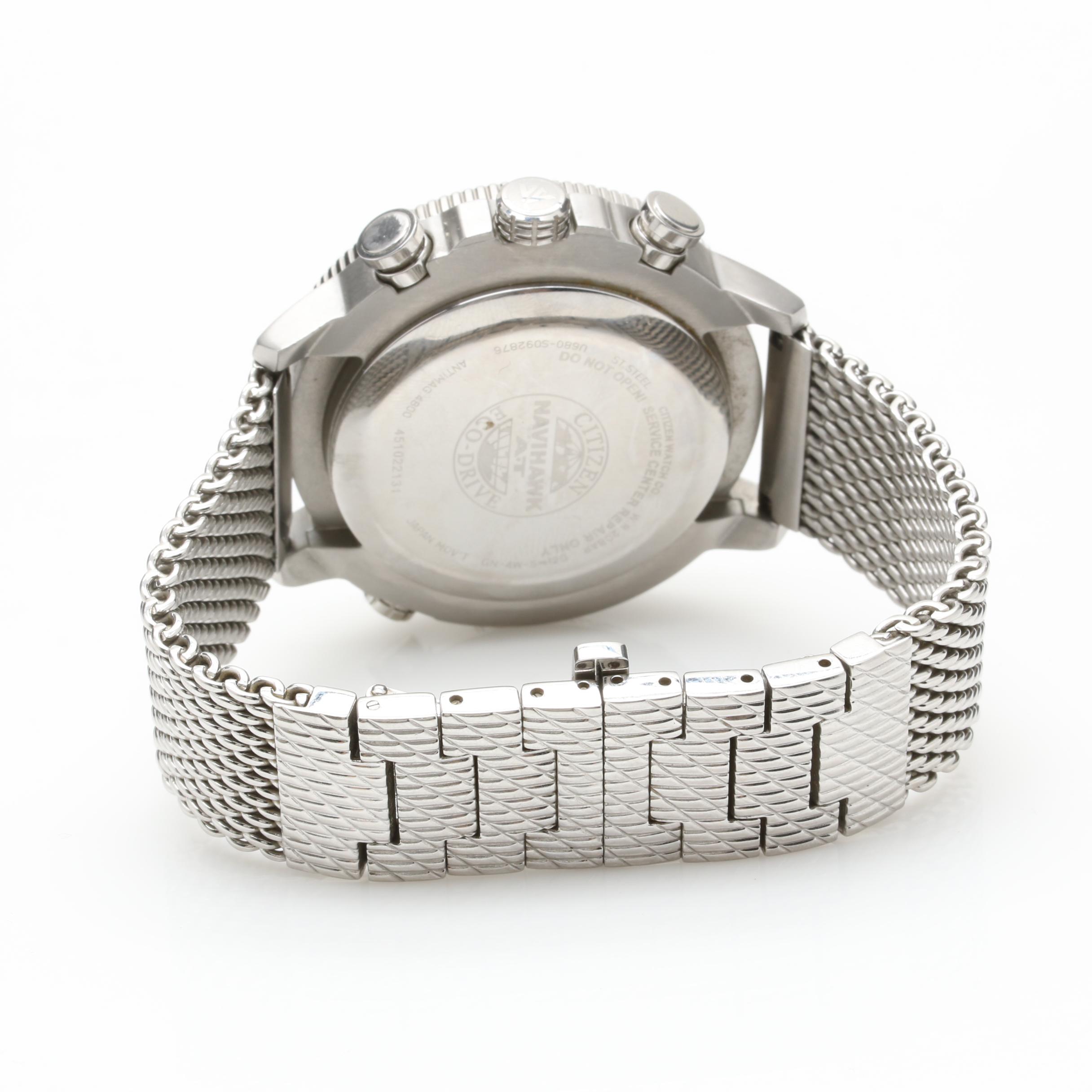 Citizen Stainless Steel Atomic Time Keeping Watch