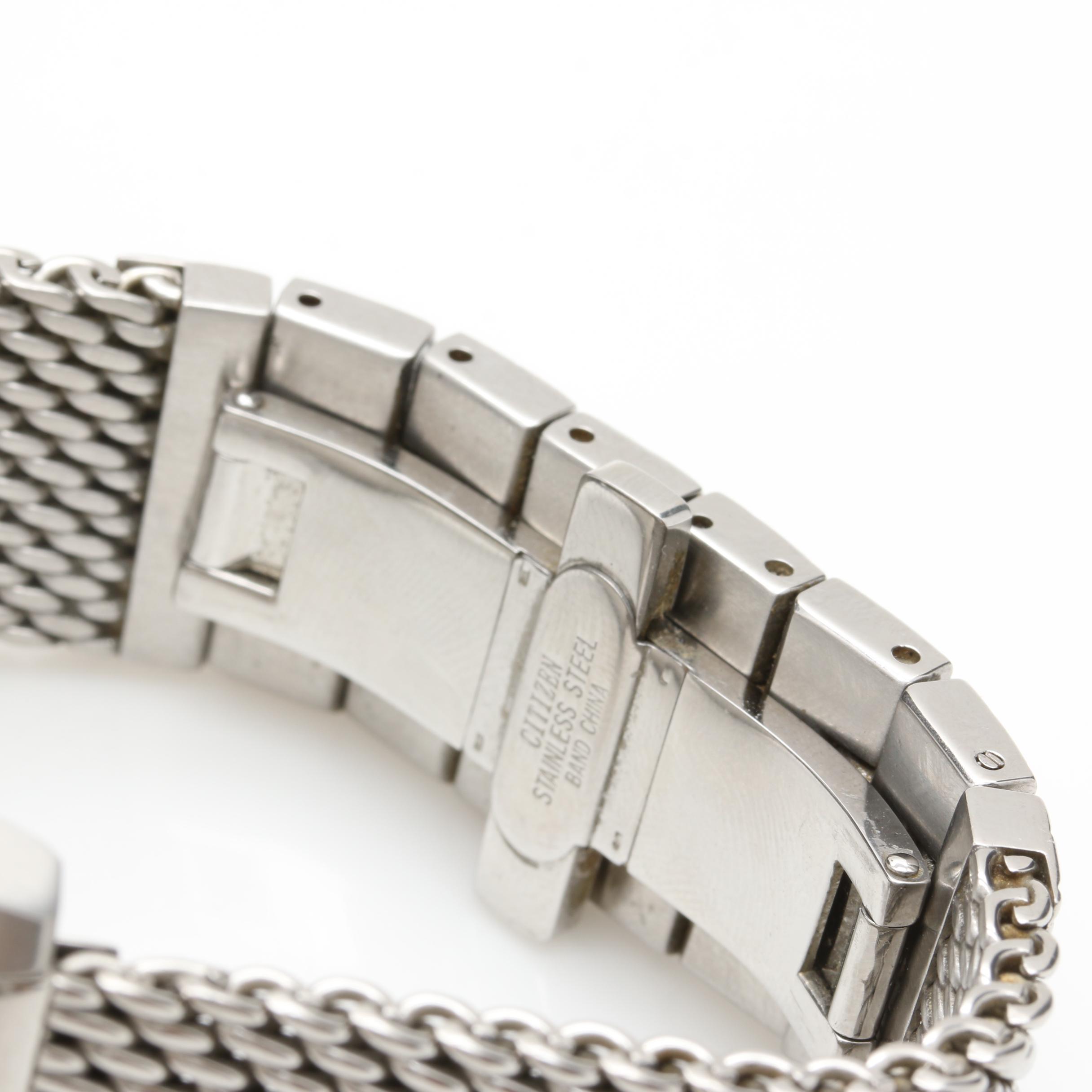 Citizen Stainless Steel Atomic Time Keeping Watch