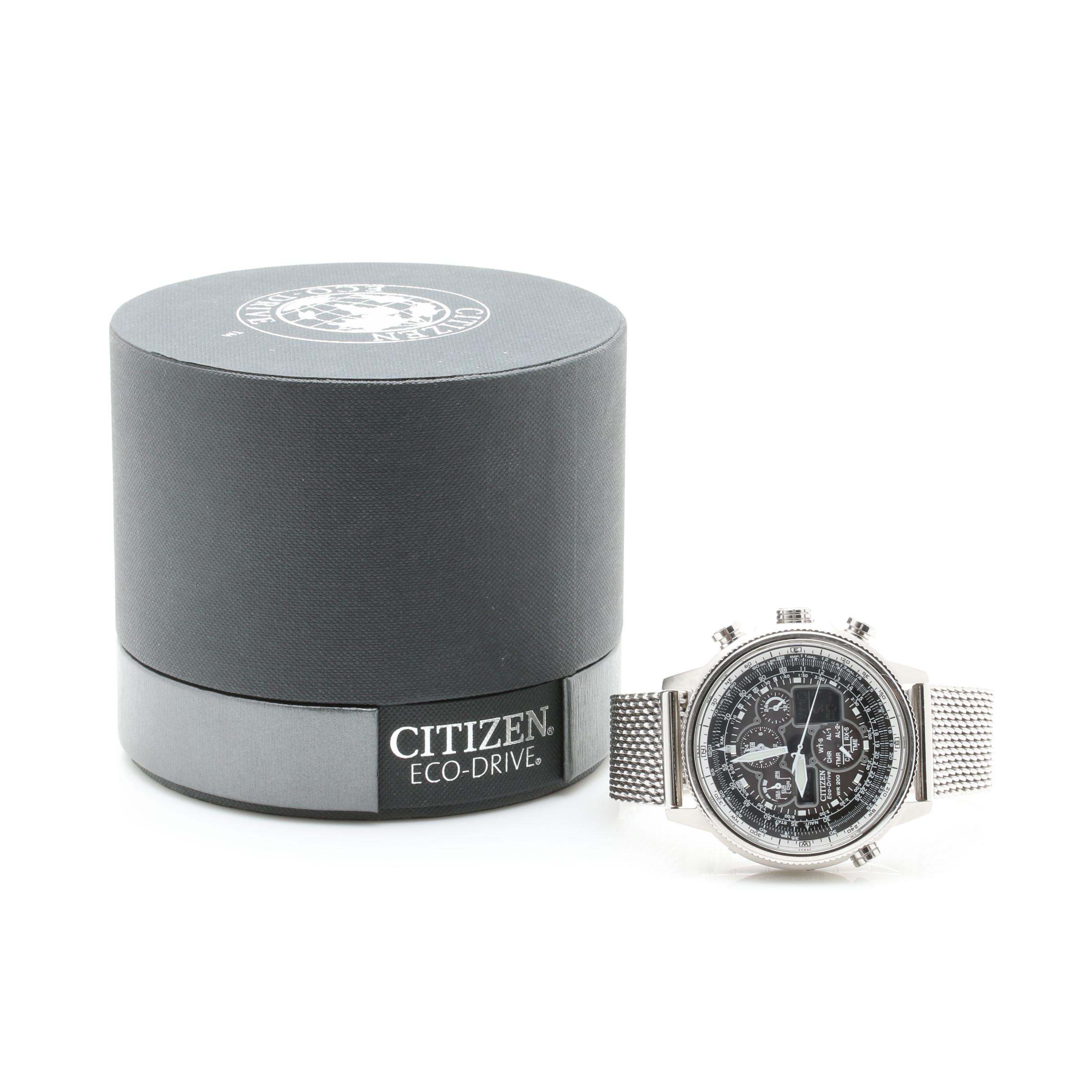 Citizen Stainless Steel Atomic Time Keeping Watch