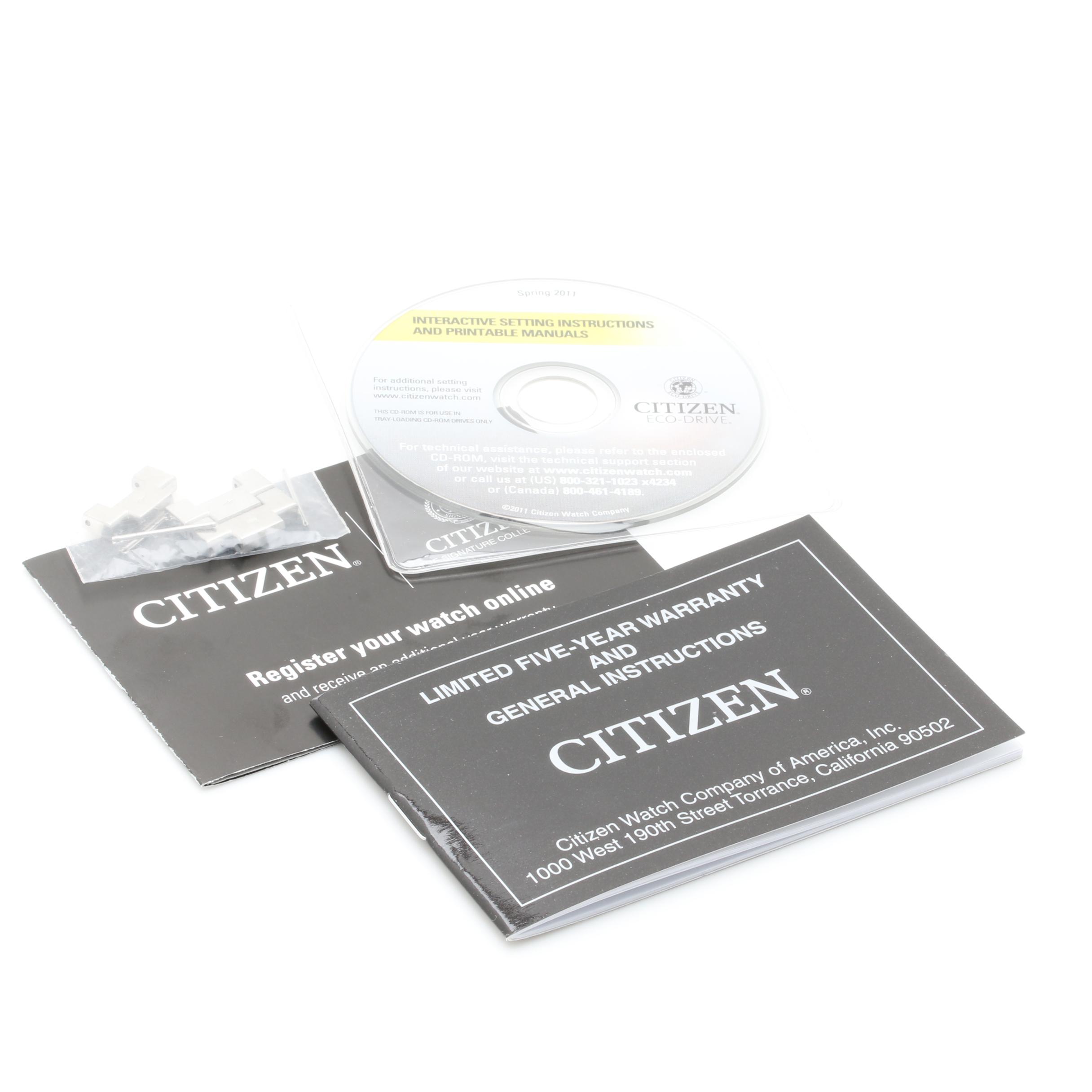 Citizen Stainless Steel Atomic Time Keeping Watch