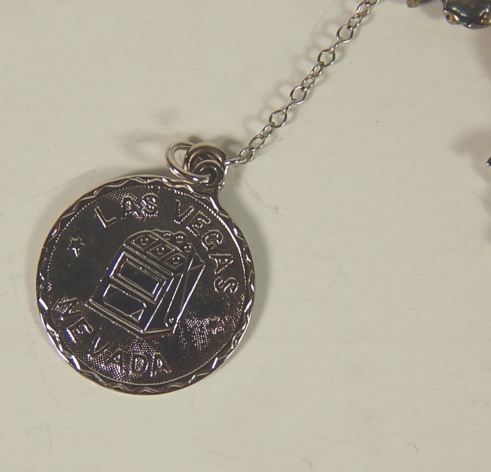 Mostly Sterling Silver Charm Bracelet