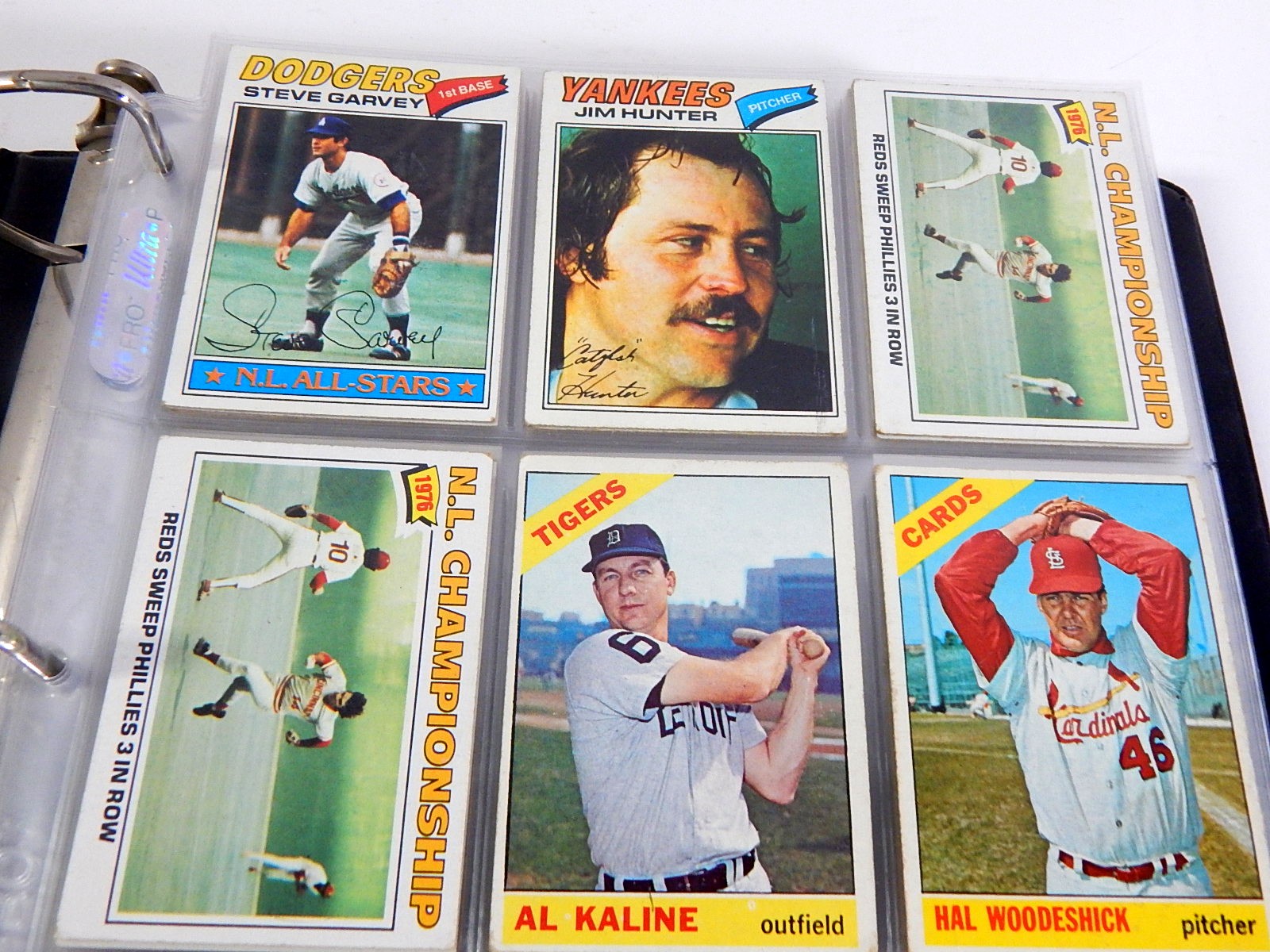 Over 400 Baseball Cards in Album From 1960s through 1990s