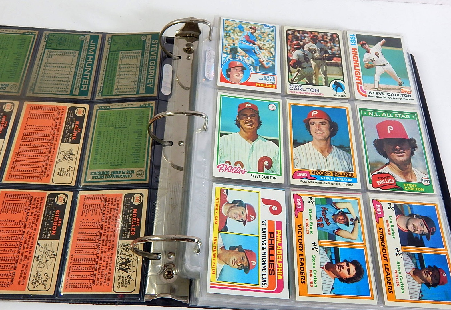 Over 400 Baseball Cards in Album From 1960s through 1990s