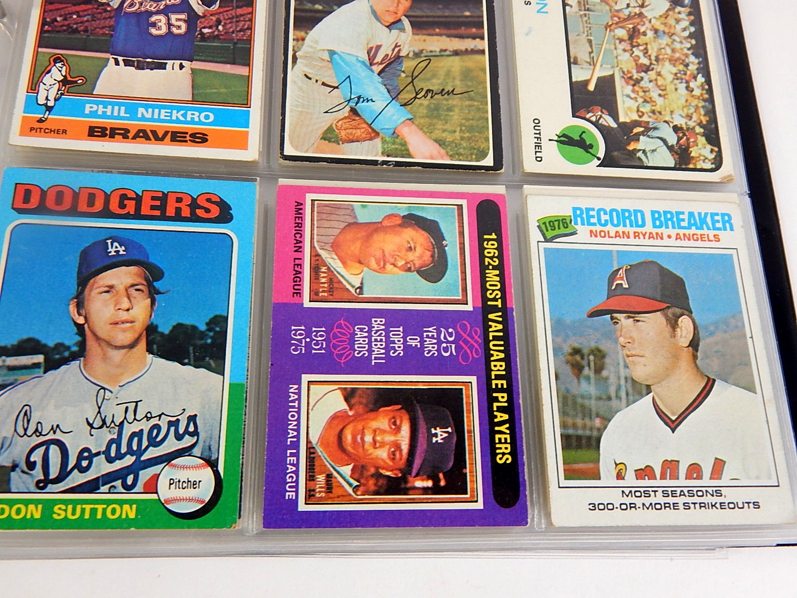 Over 400 Baseball Cards in Album From 1960s through 1990s
