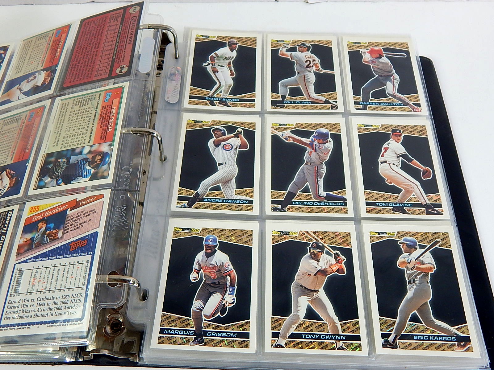 Over 400 Baseball Cards in Album From 1960s through 1990s