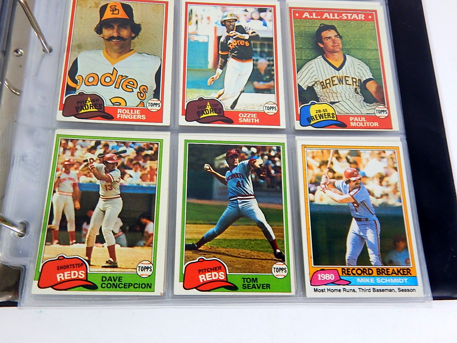 Over 400 Baseball Cards in Album From 1960s through 1990s