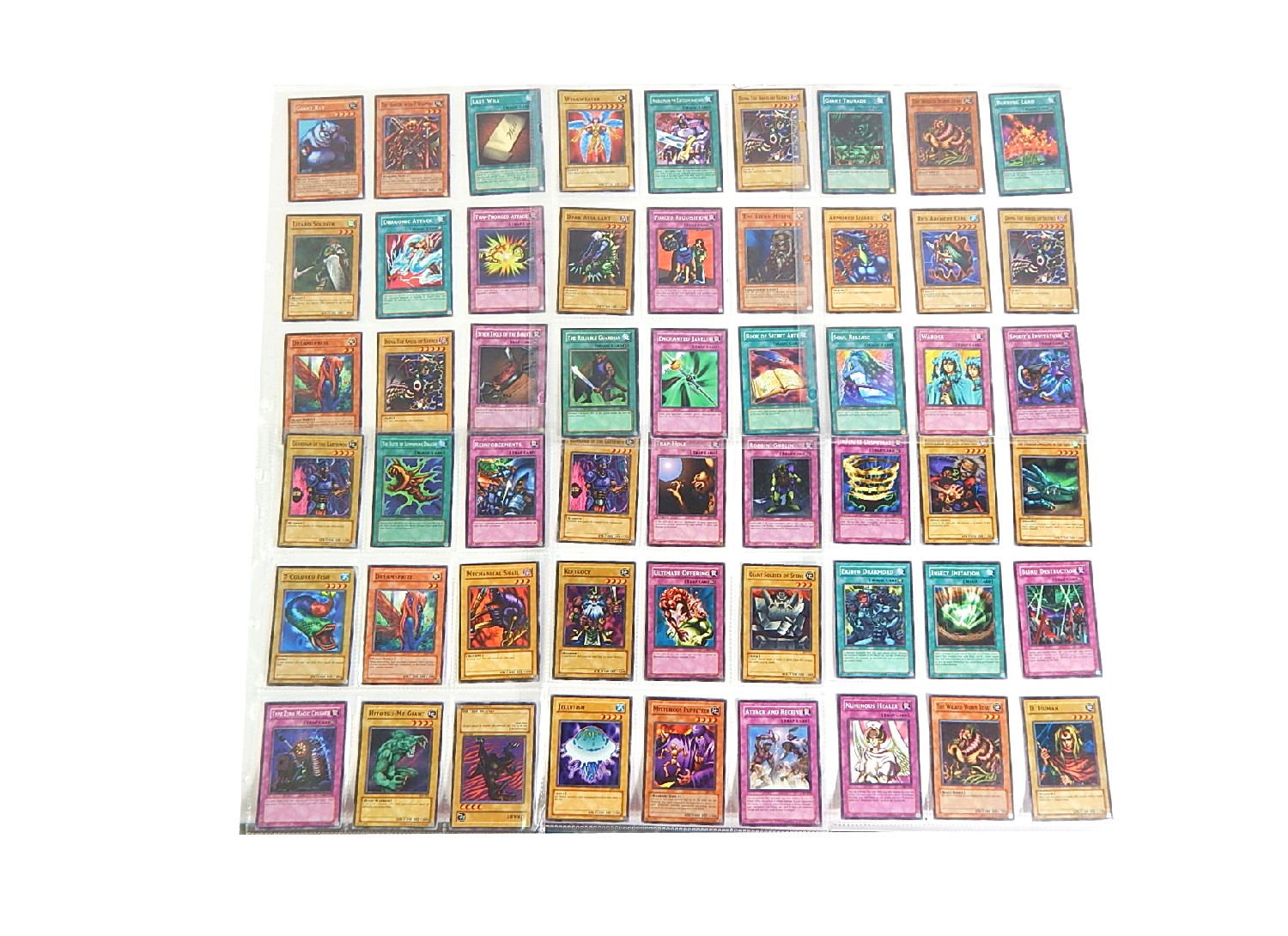 1996 Yu-Gi-Oh Card Collection - 54 Card Count