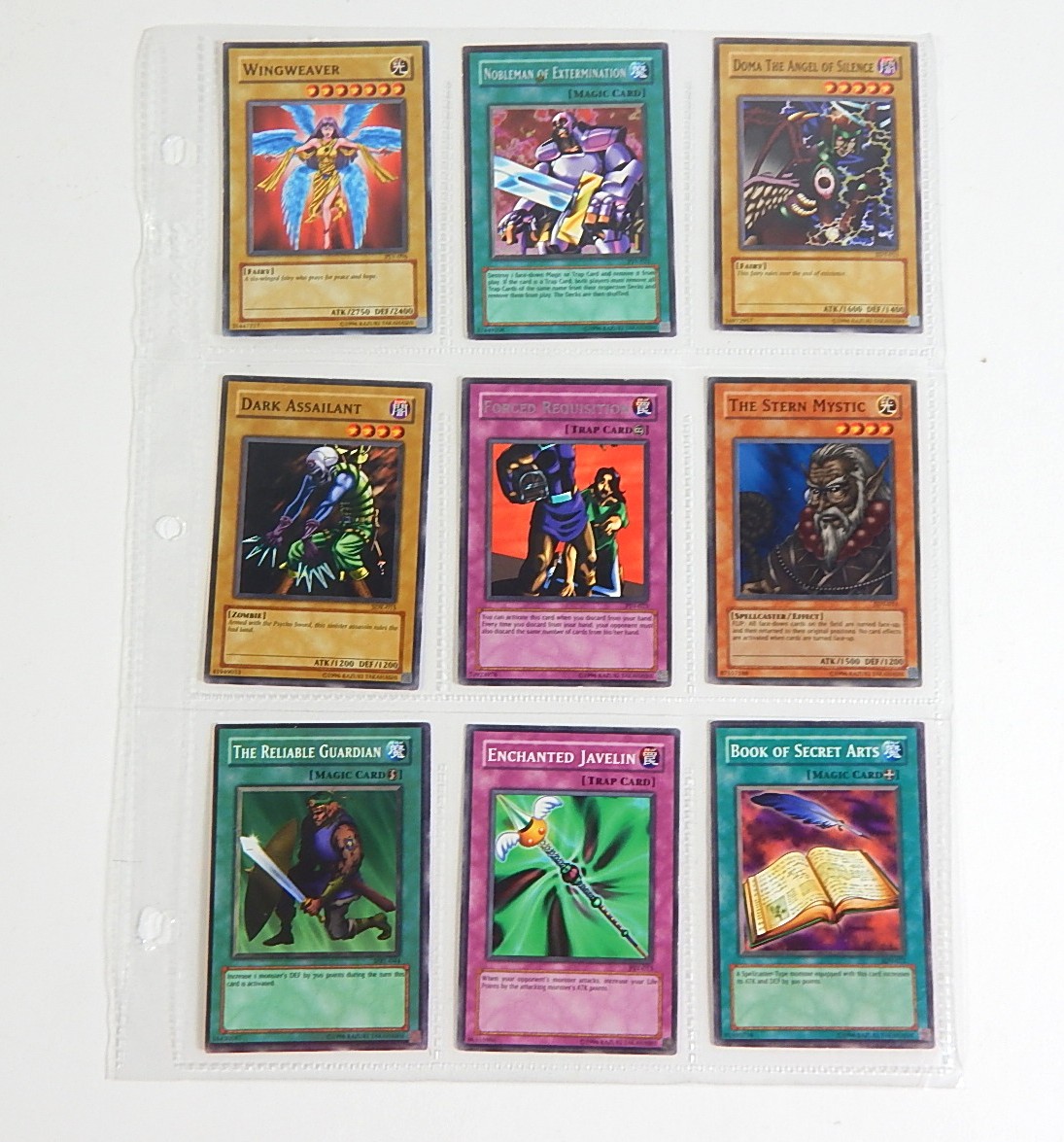 1996 Yu-Gi-Oh Card Collection - 54 Card Count