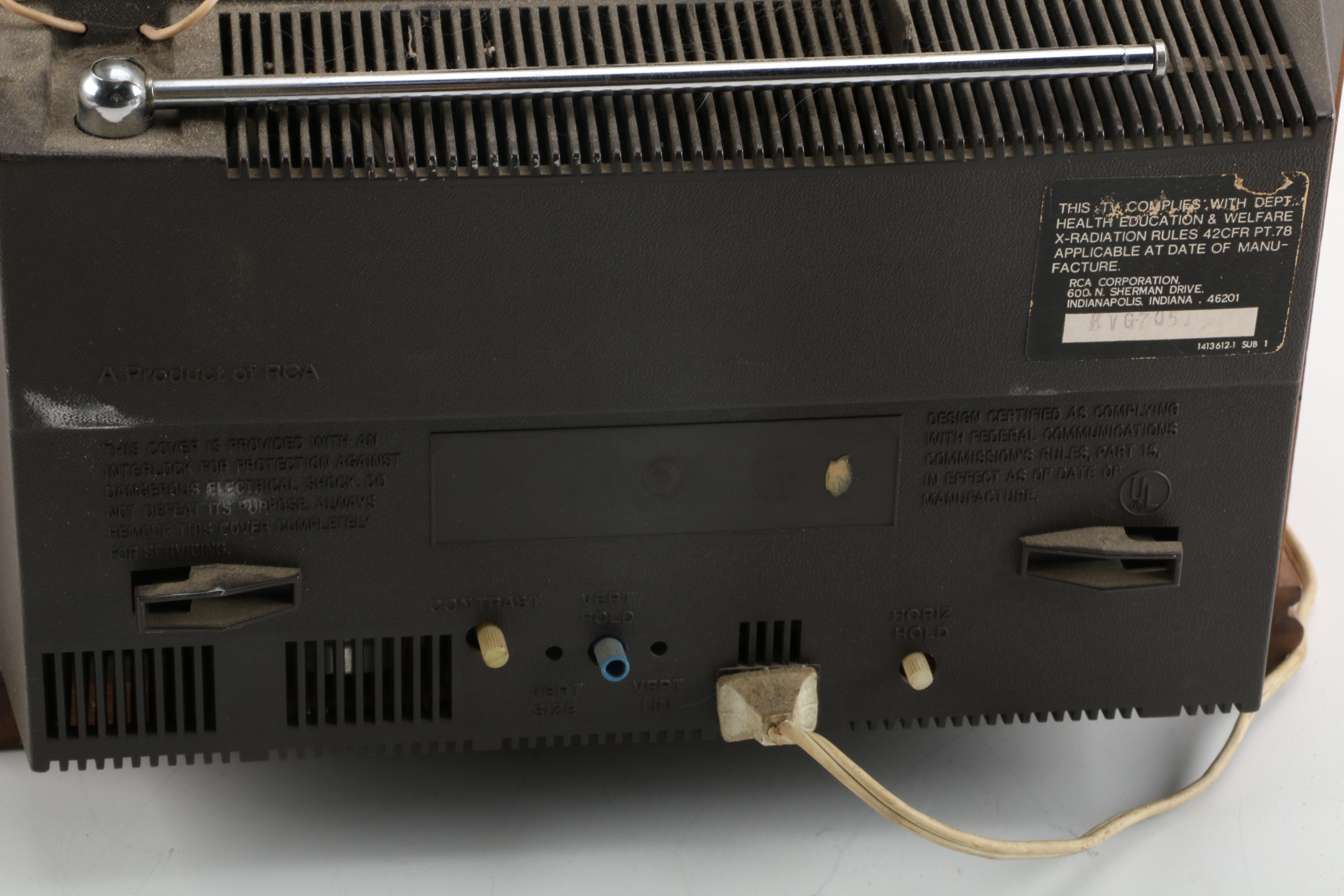 Vintage RCA Cabinet Television