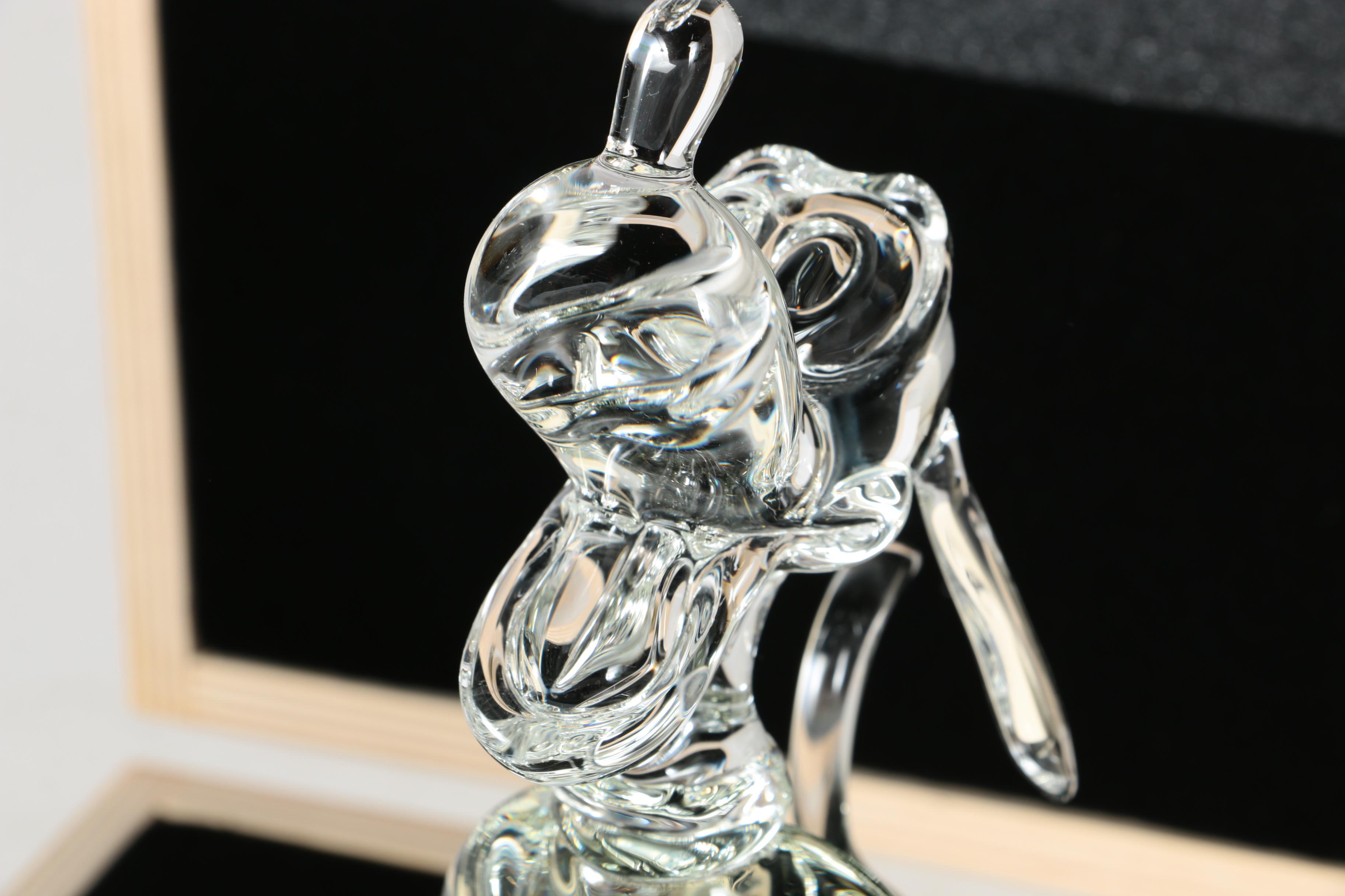 Arribas Bros. Blown Glass Pluto Figurine