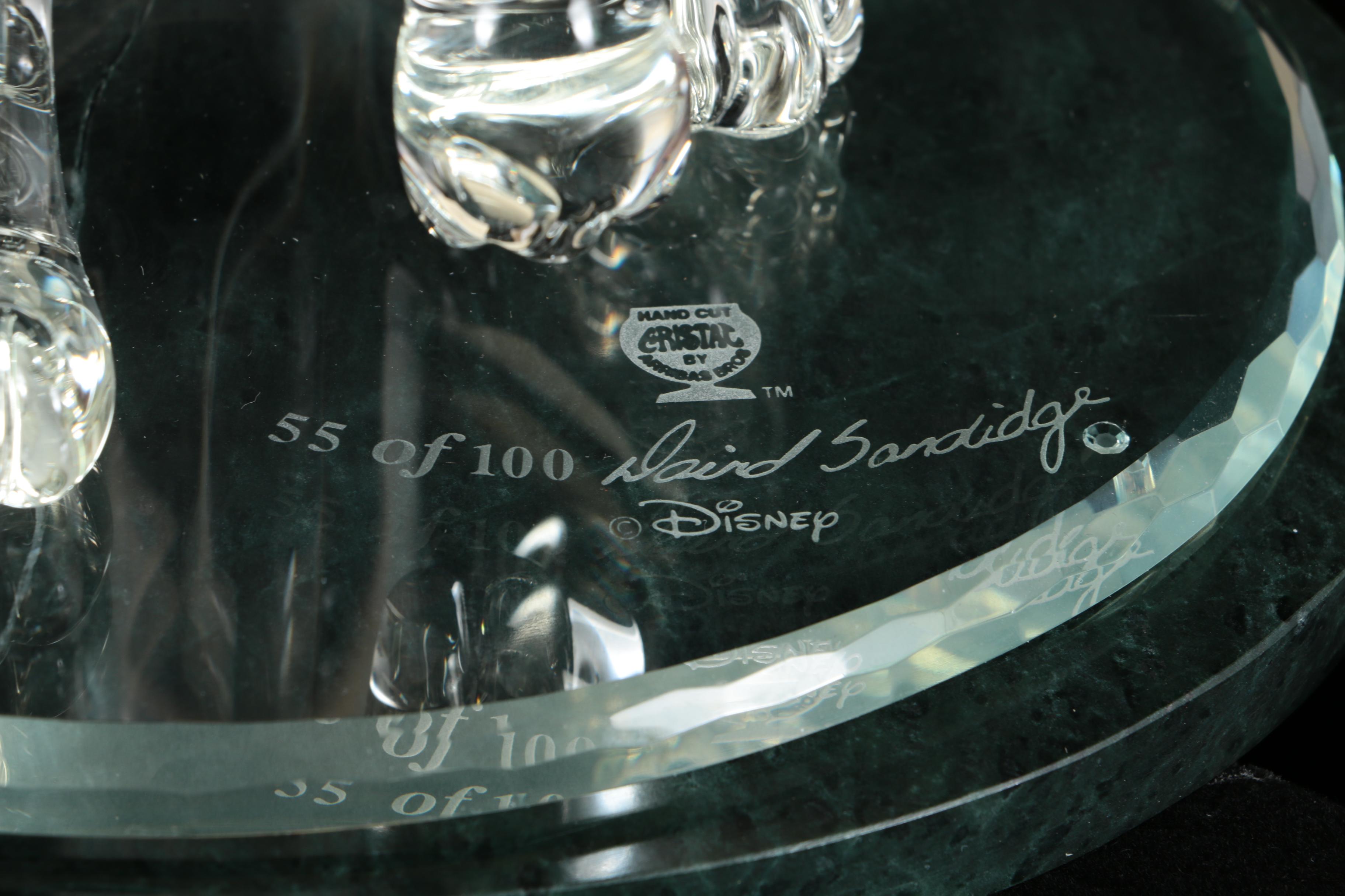 Arribas Bros. Blown Glass Pluto Figurine