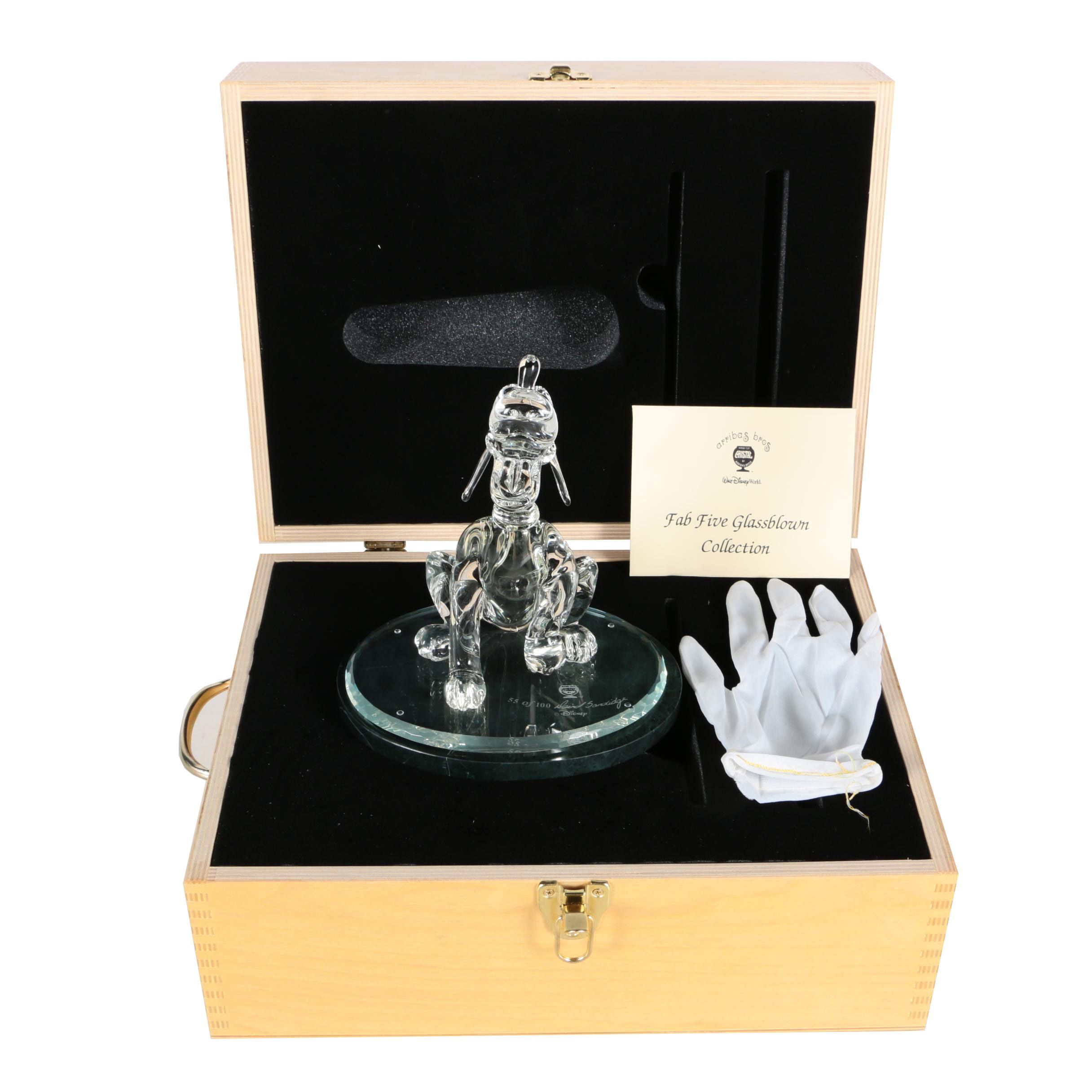 Arribas Bros. Blown Glass Pluto Figurine