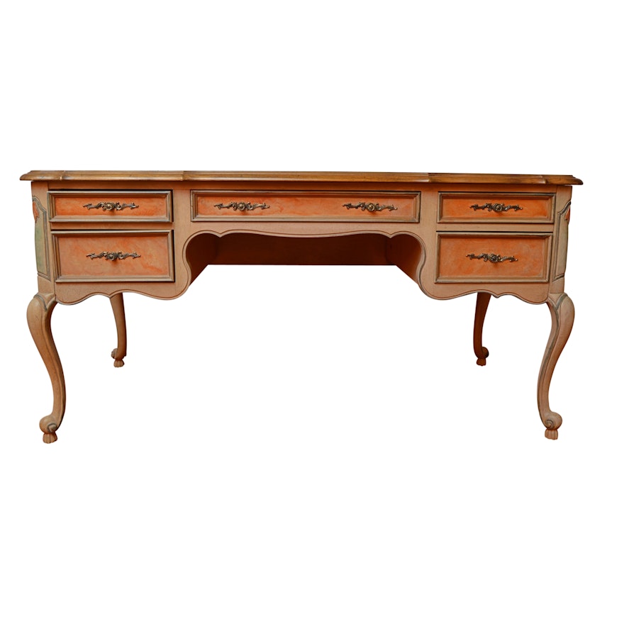 Louis XV Style Faux Painted Desk