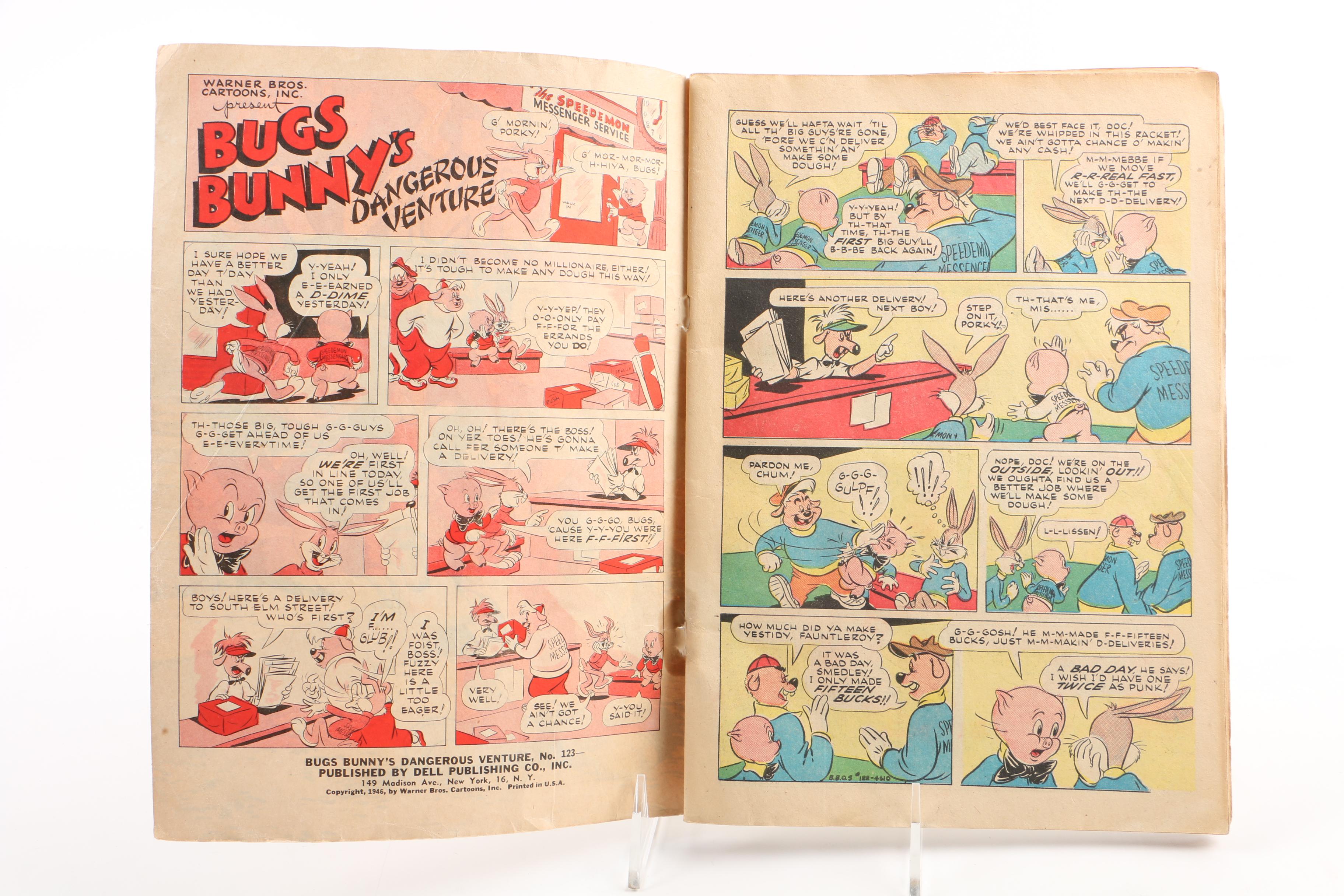 1940s Comic Books Including "Captain Marvel" and "Walt Disney's Comics"
