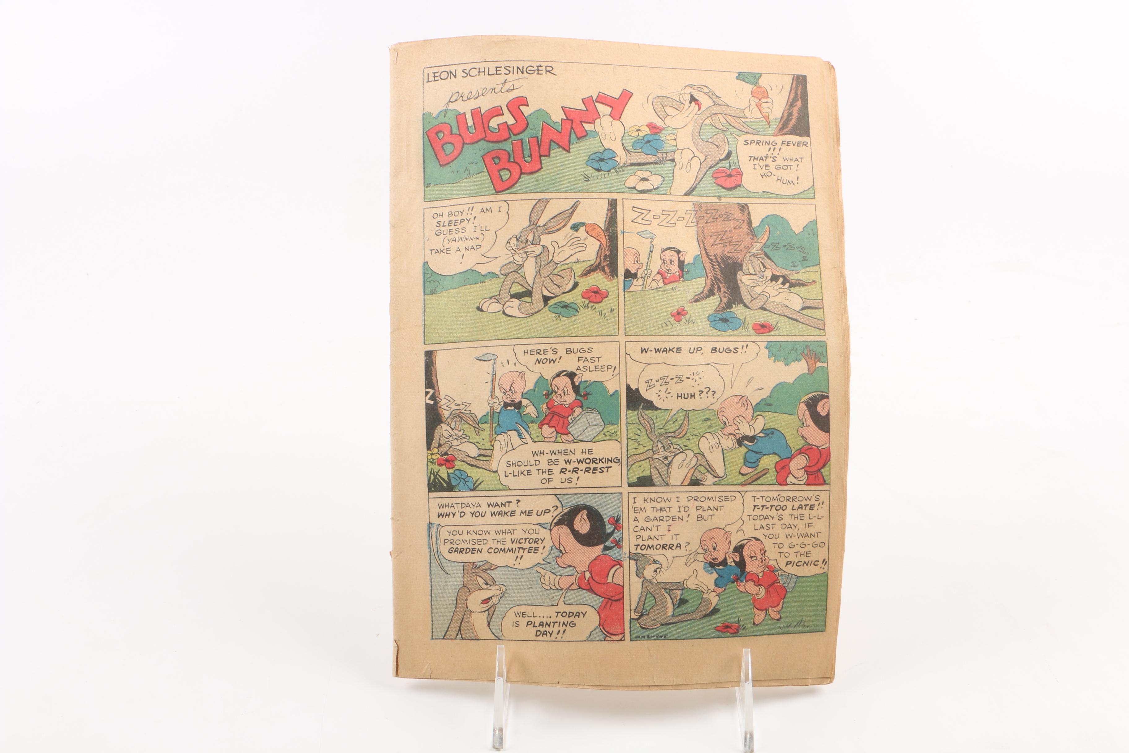 1940s Comic Books Including "Captain Marvel" and "Walt Disney's Comics"