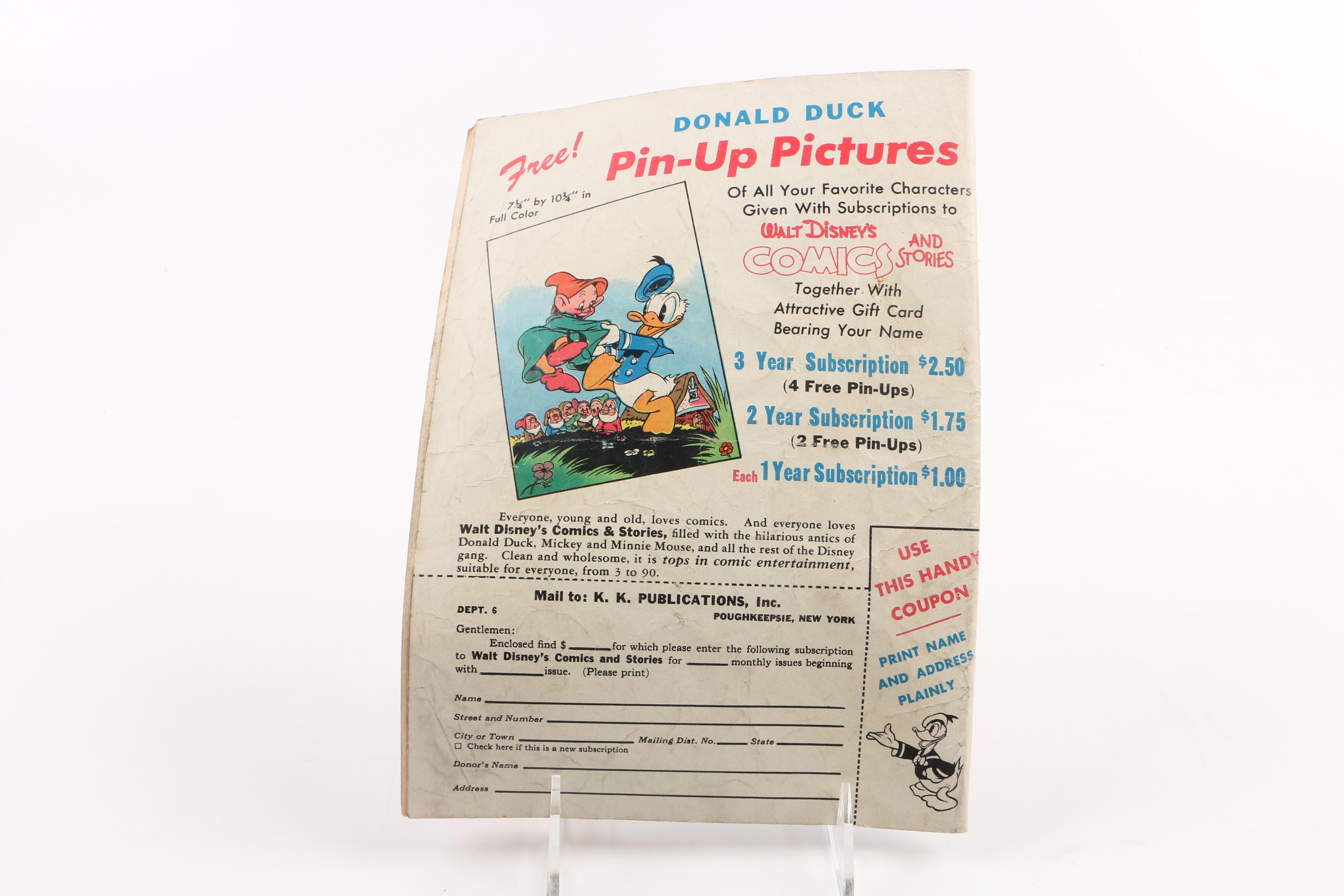 1940s Comic Books Including "Captain Marvel" and "Walt Disney's Comics"