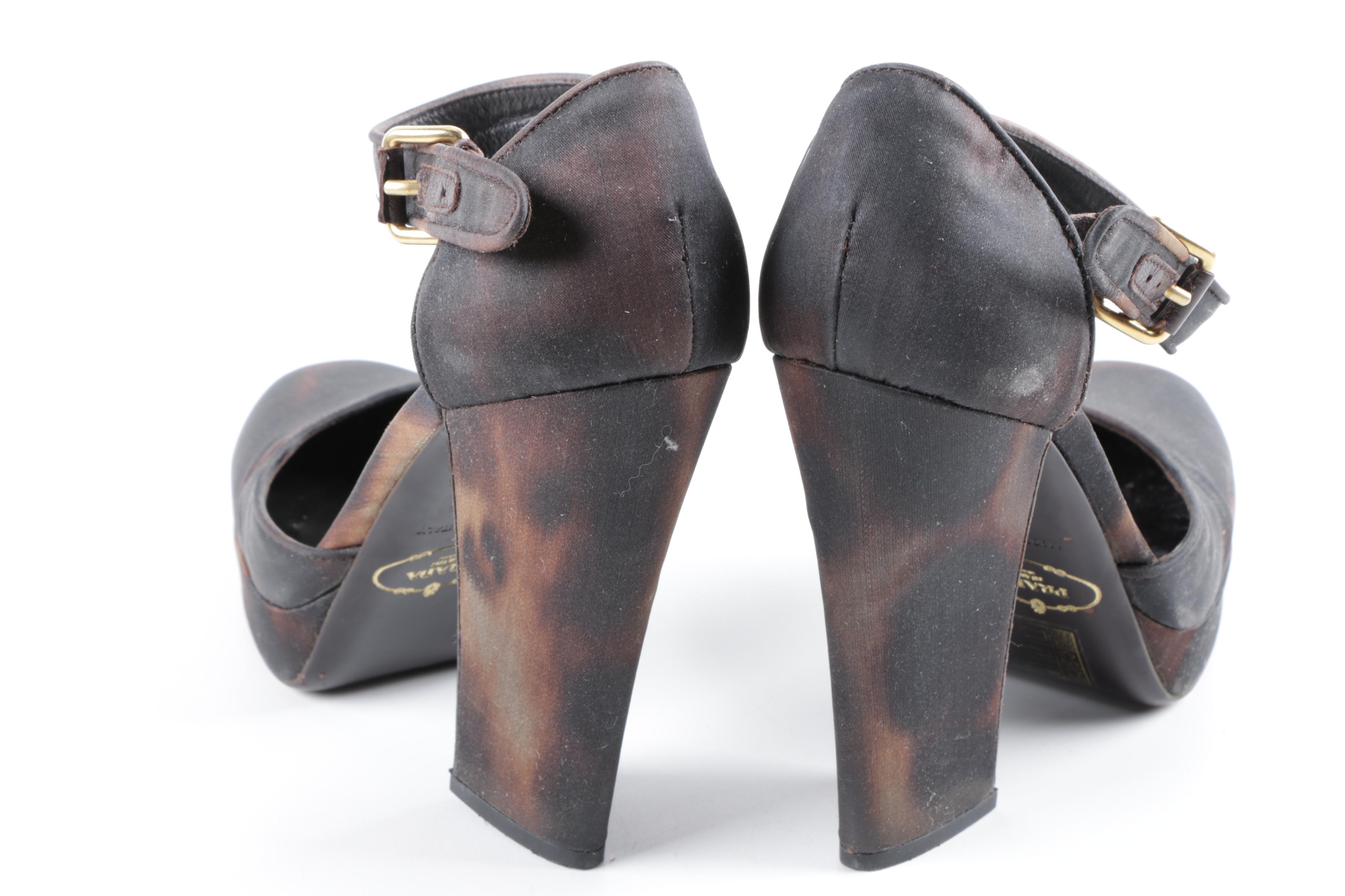 Prada Mary Jane Platform Pumps